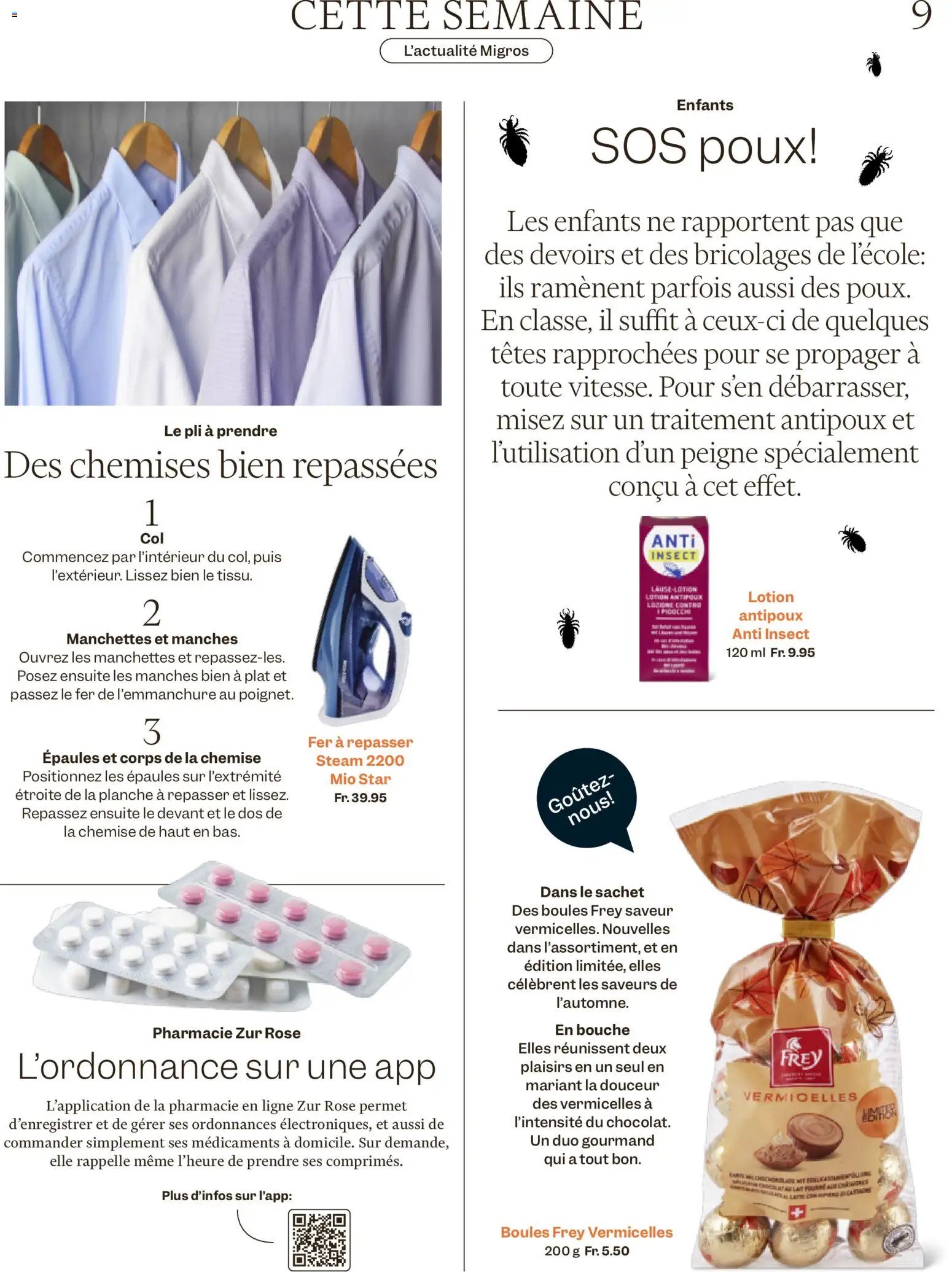 Migros aktionen Magazine FR