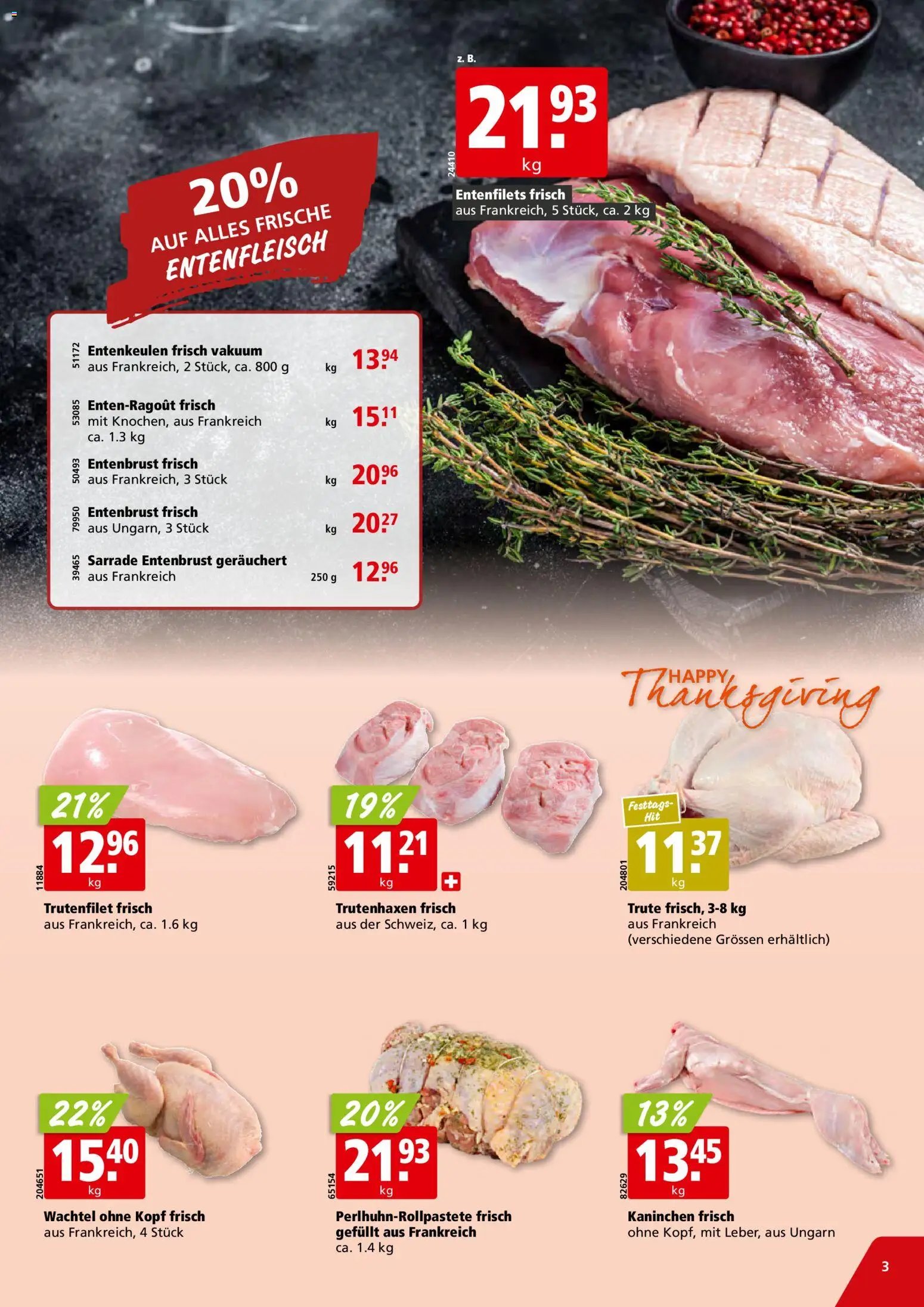 Aligro Aktionen Chavannes, Matran, Genf, Sitten (2025-11-24 - 2025-11-29) | 3