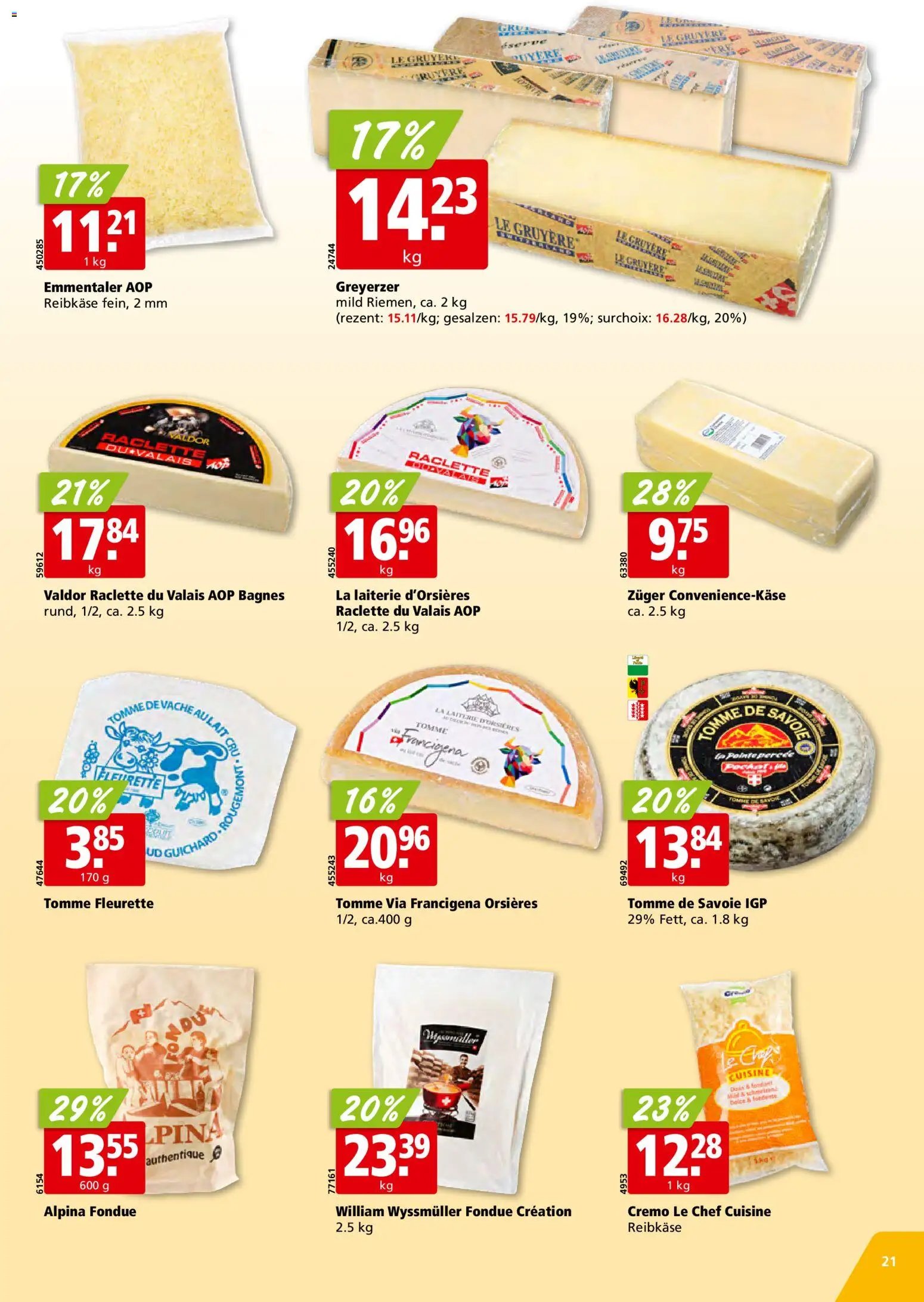 Aligro Aktionen Chavannes, Matran, Genf, Sitten (2025-11-24 - 2025-11-29) | 21