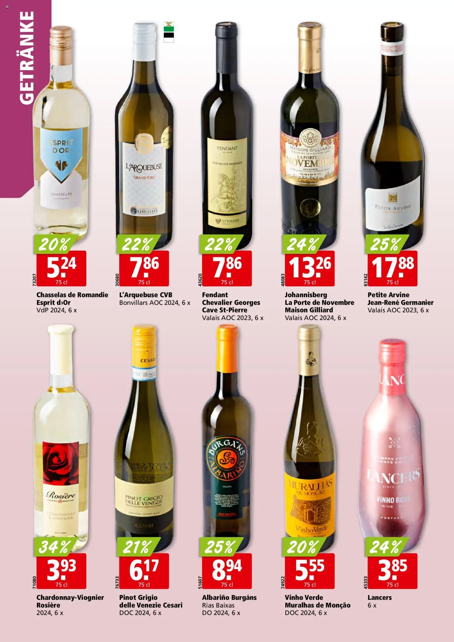 Aligro Aktionen Chavannes, Matran, Genf, Sitten (2025-11-24 - 2025-11-29) | 30