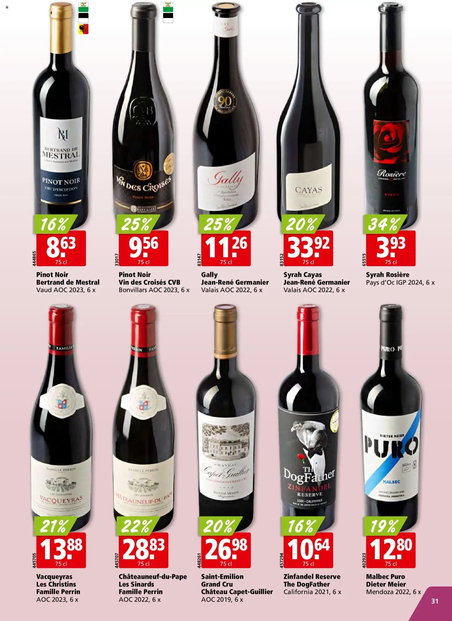 Aligro Aktionen Chavannes, Matran, Genf, Sitten (2025-11-24 - 2025-11-29) | 31