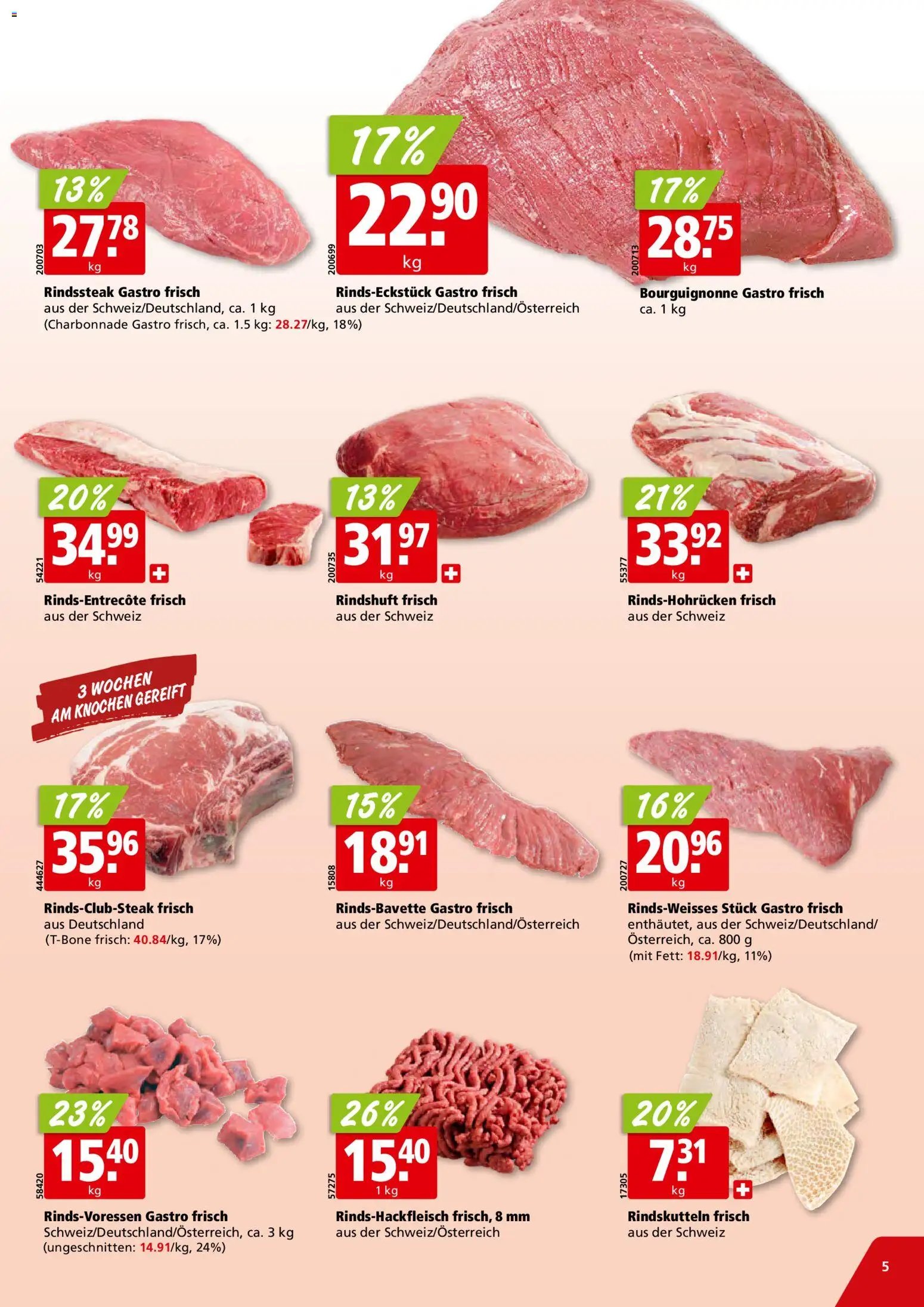 Aligro Aktionen Chavannes, Matran, Genf, Sitten (2025-11-24 - 2025-11-29) | 5