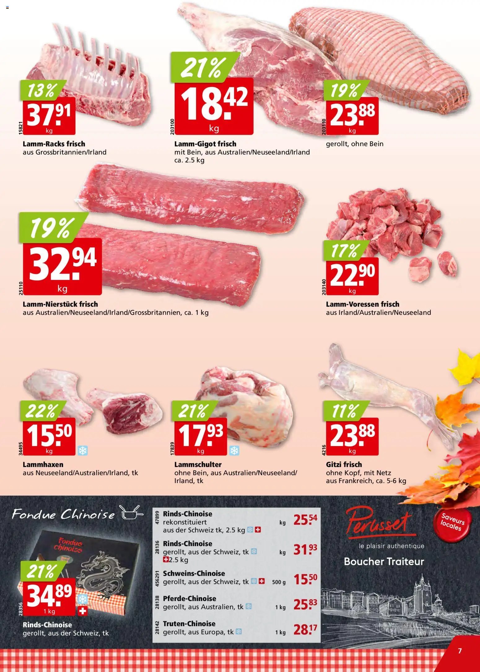 Aligro Aktionen Chavannes, Matran, Genf, Sitten (2025-11-24 - 2025-11-29) | 7