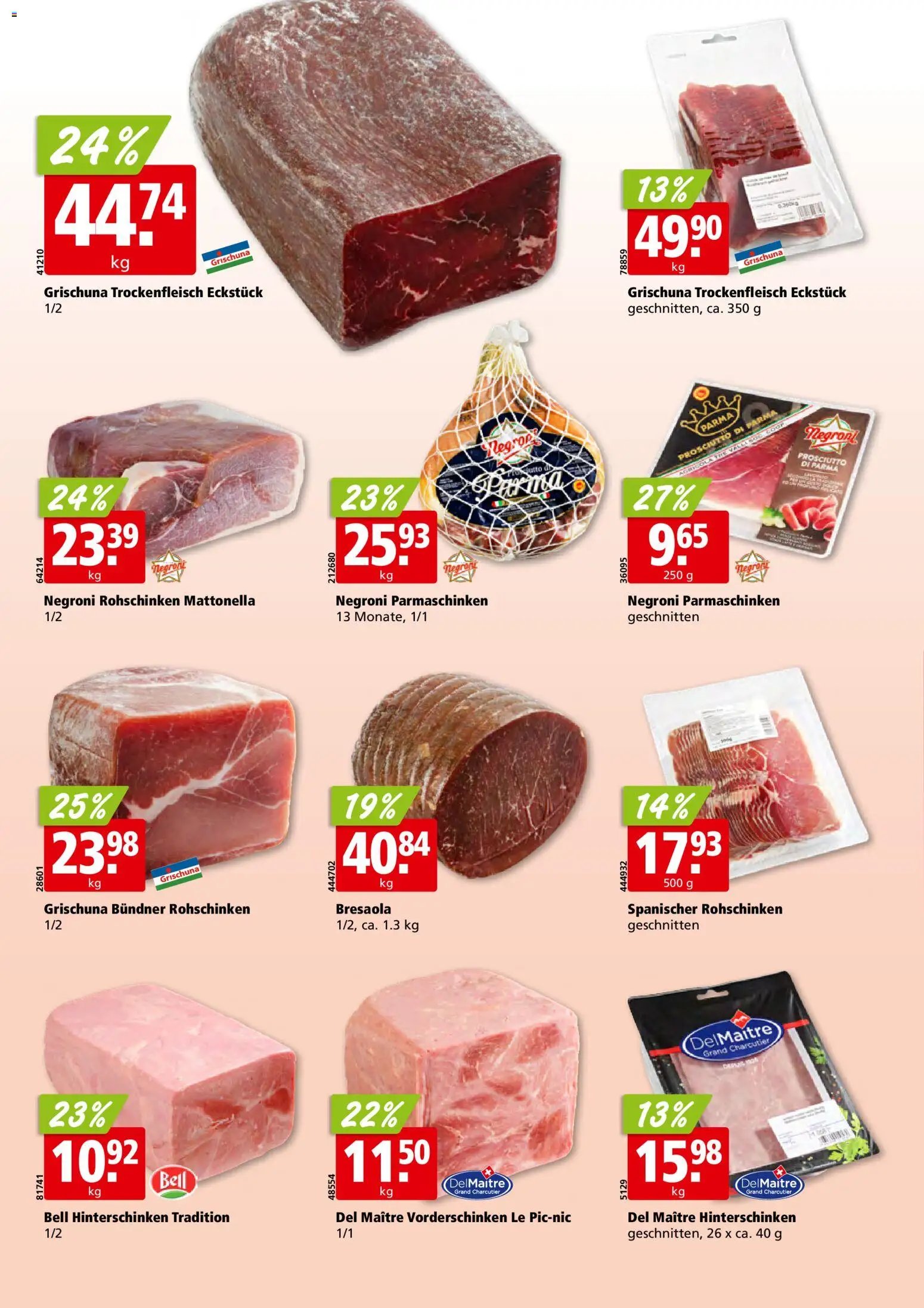 Aligro Aktionen Chavannes, Matran, Genf, Sitten (2025-11-24 - 2025-11-29) | 10