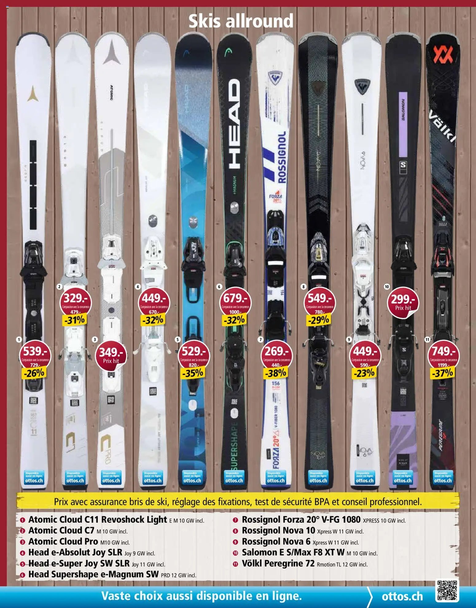 Otto's aktionen Spécial sports d'hiver