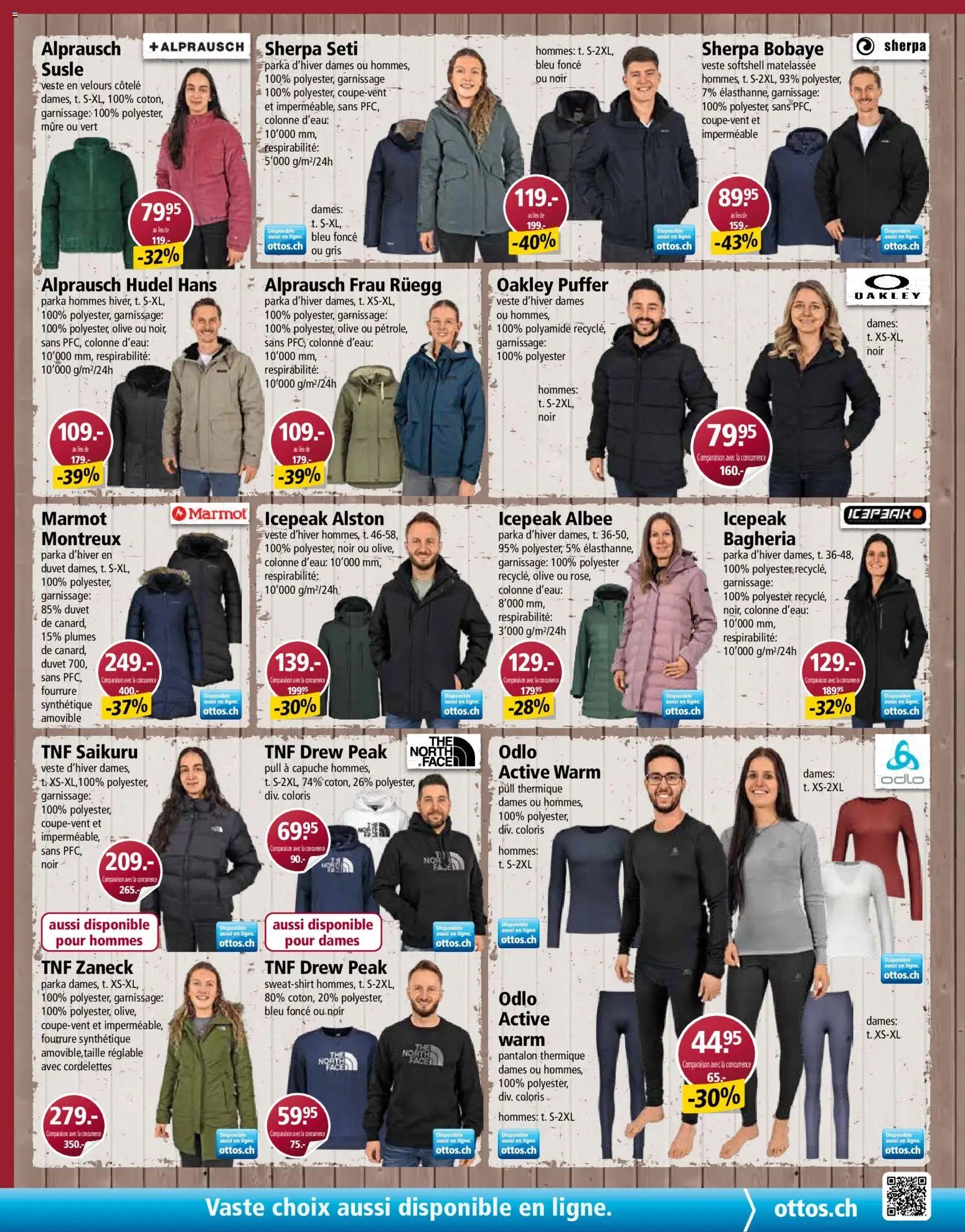 Otto's aktionen Spécial sports d'hiver