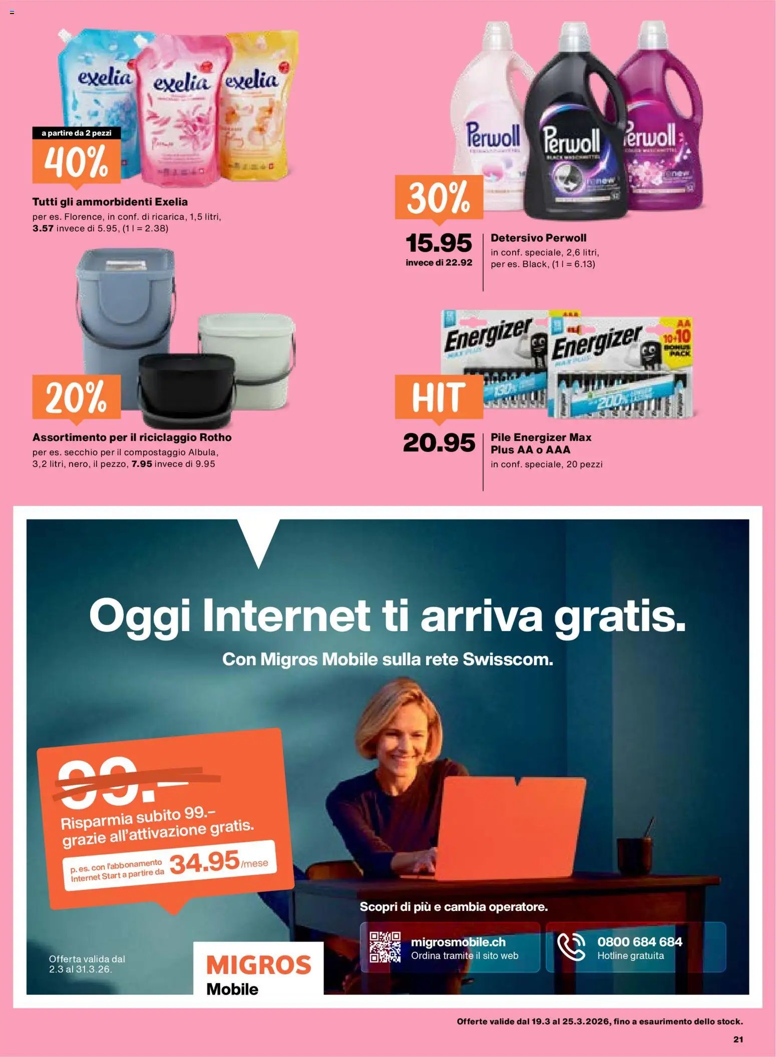 Migros aktionen IT (2026-03-19 - 2026-03-25) | 21