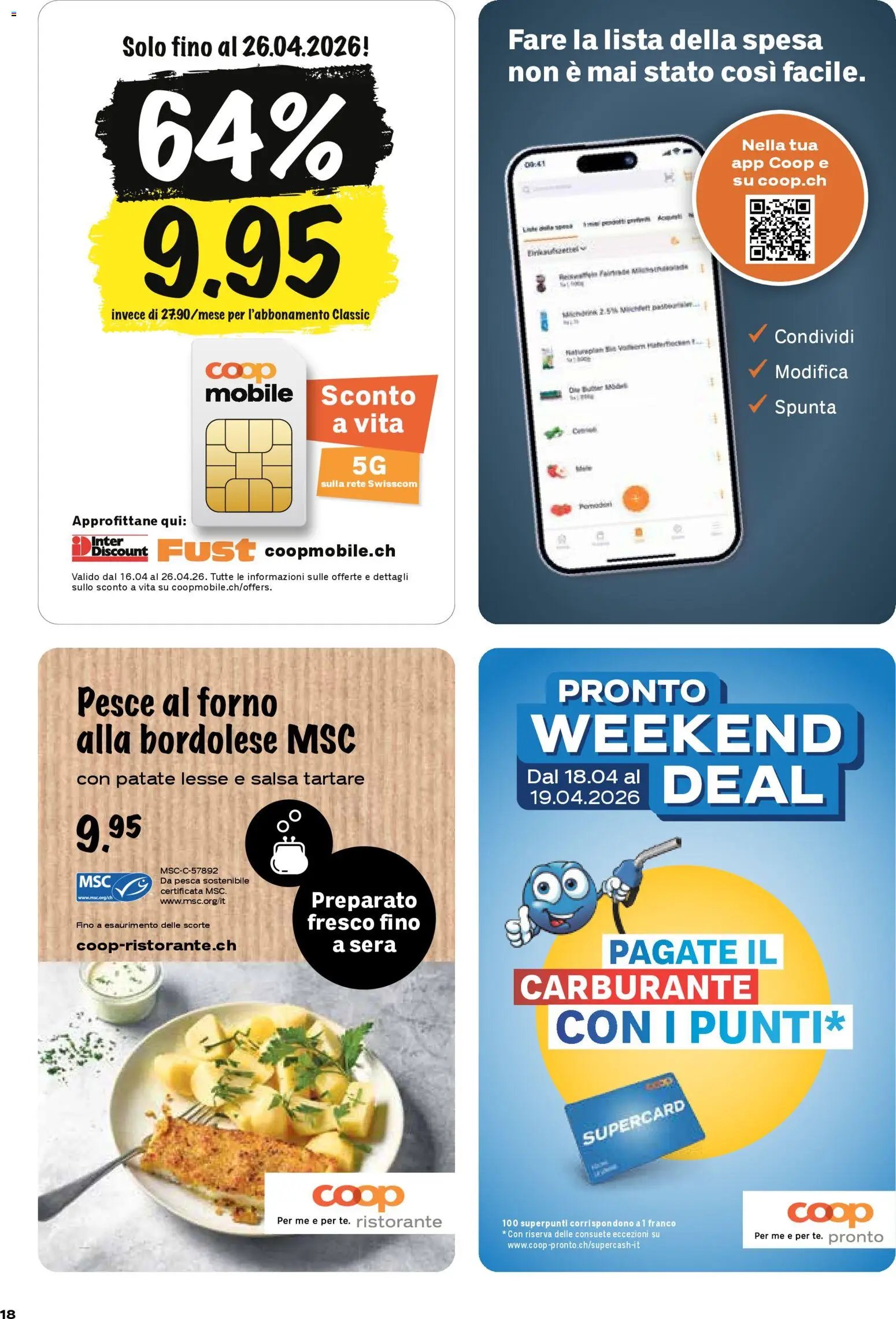 Coop aktionen IT (2026-04-16 - 2026-04-22)