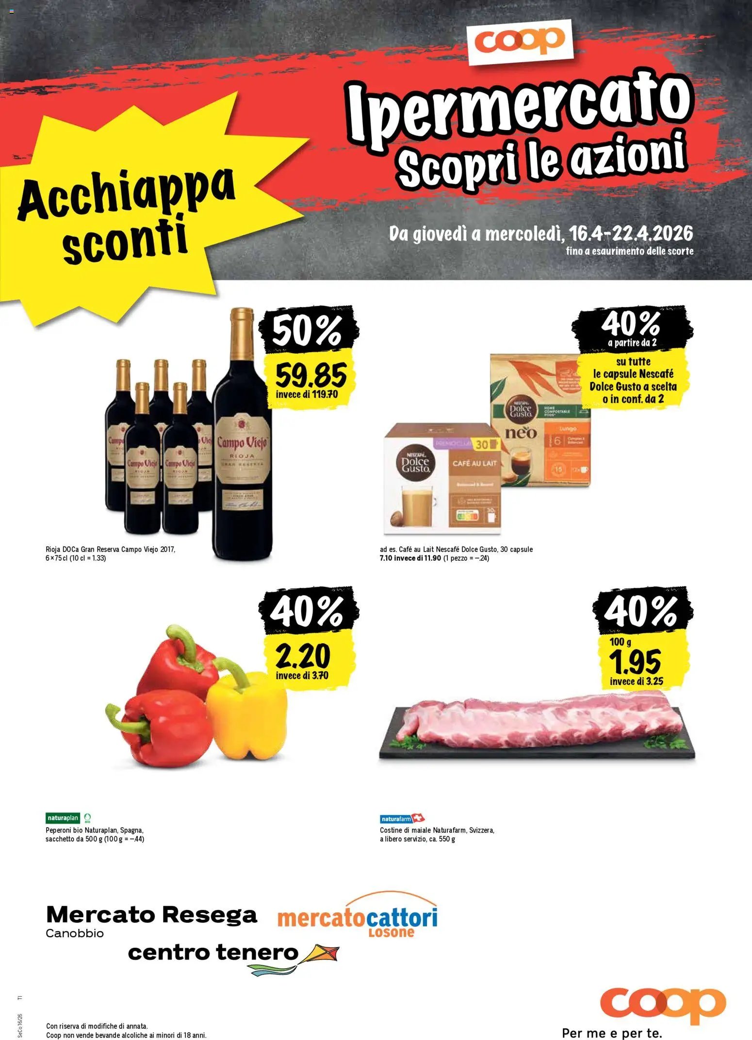 Coop aktionen IT (2026-04-16 - 2026-04-22)