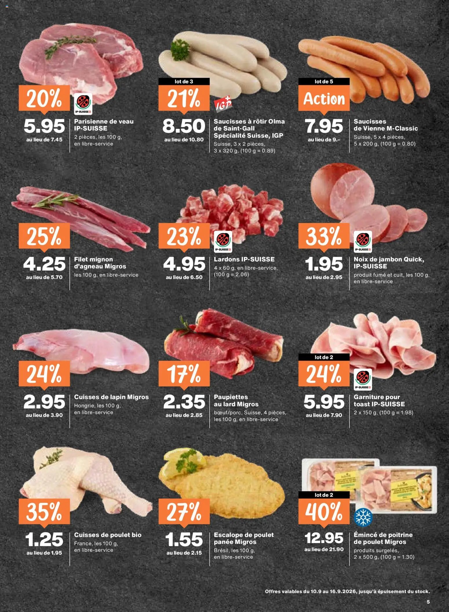 Migros aktionen FR