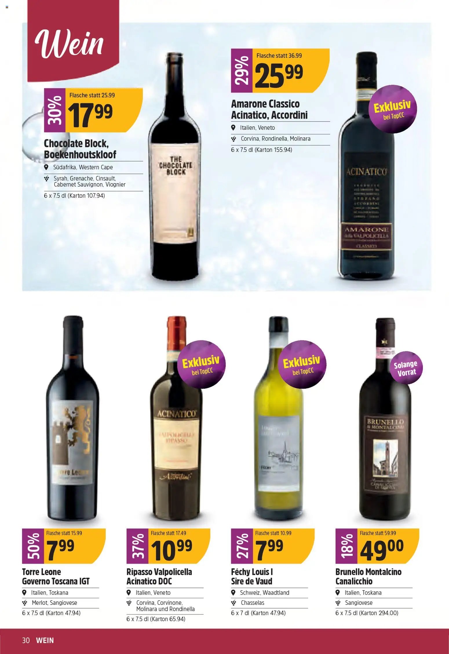 TopCC Aktionen (2025-12-08 - 2025-12-13) | 30