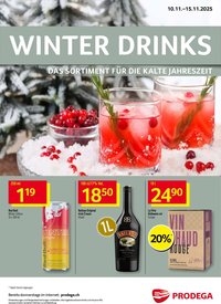 Prodega Aktionen Winter Drinks (2025-11-10 - 2025-11-15)