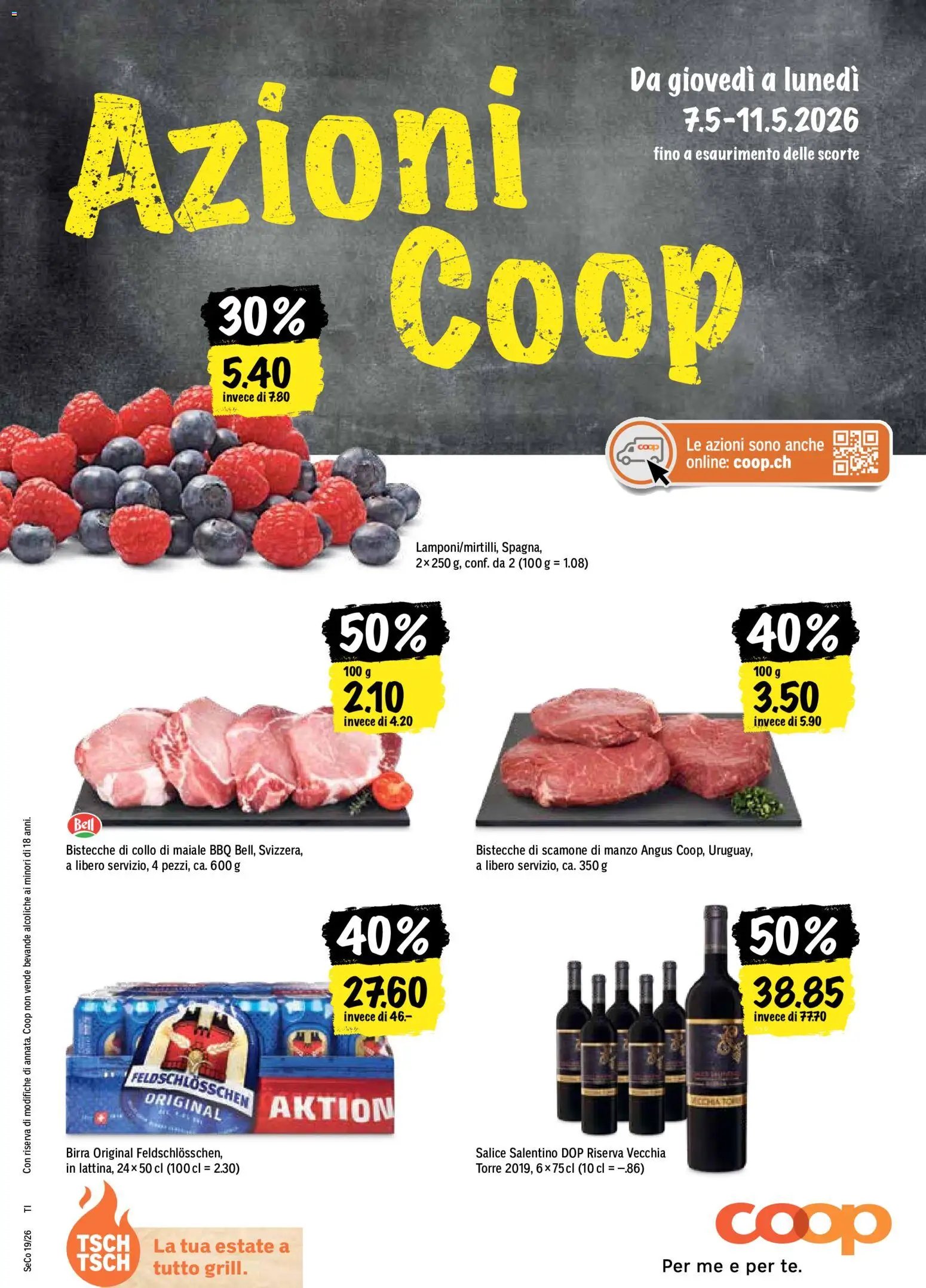 Coop aktionen IT (2026-05-07 - 2026-05-11)