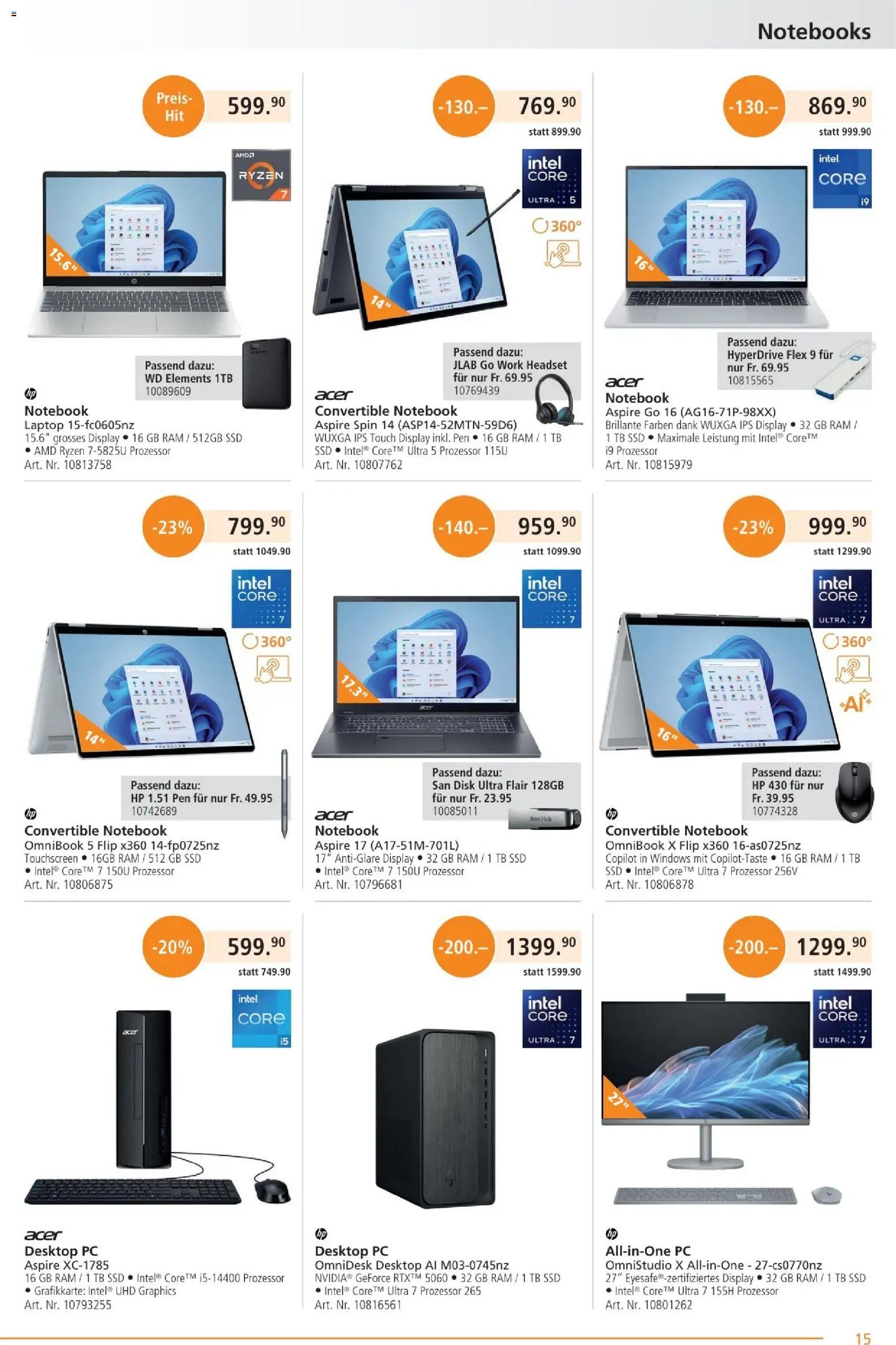 Fust Aktionen (2026-01-26 - 2026-02-22) | 15