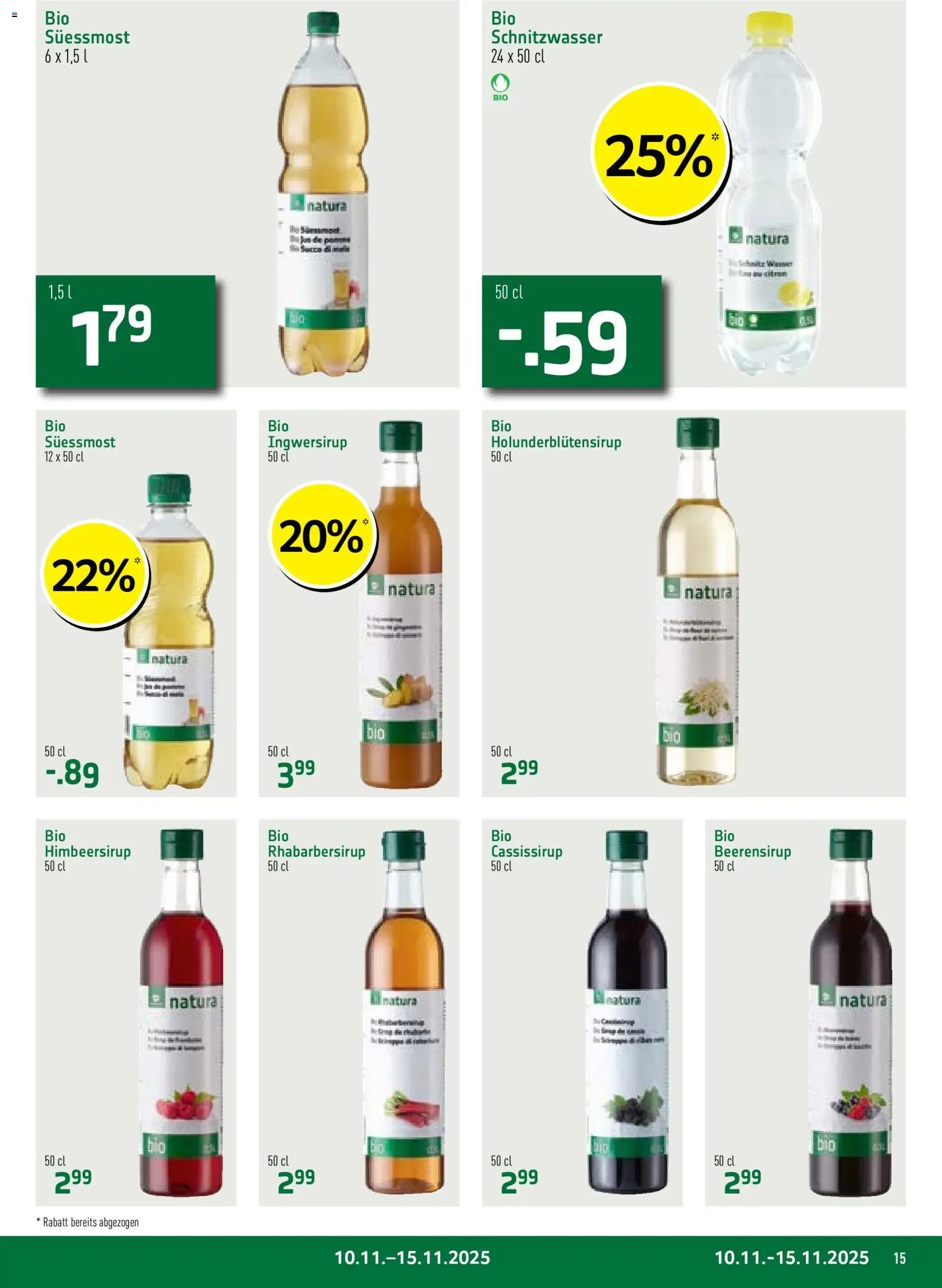 Prodega Aktionen Natura (2025-11-10 - 2025-11-15) | 15