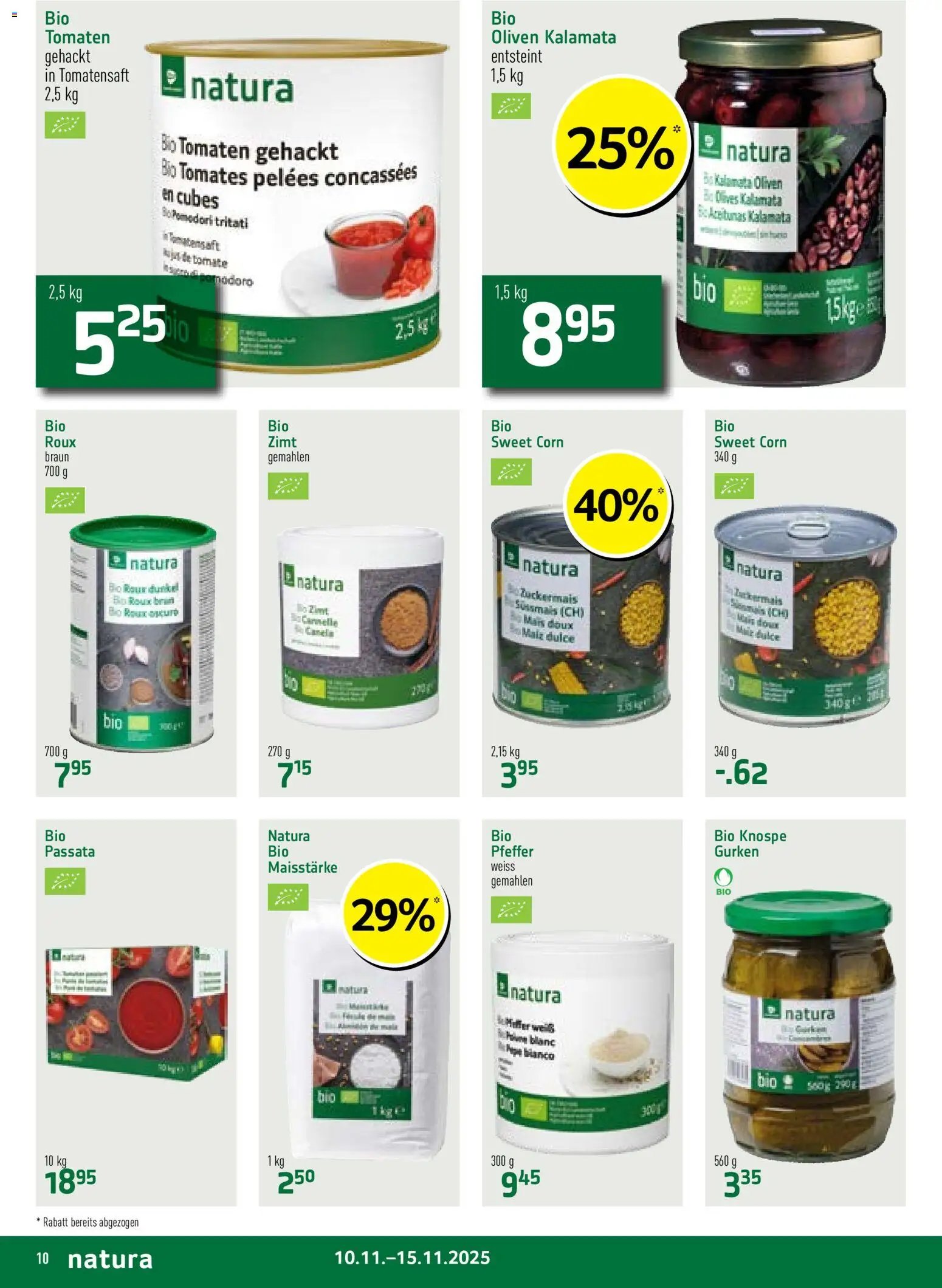 Prodega Aktionen Natura (2025-11-10 - 2025-11-15) | 10