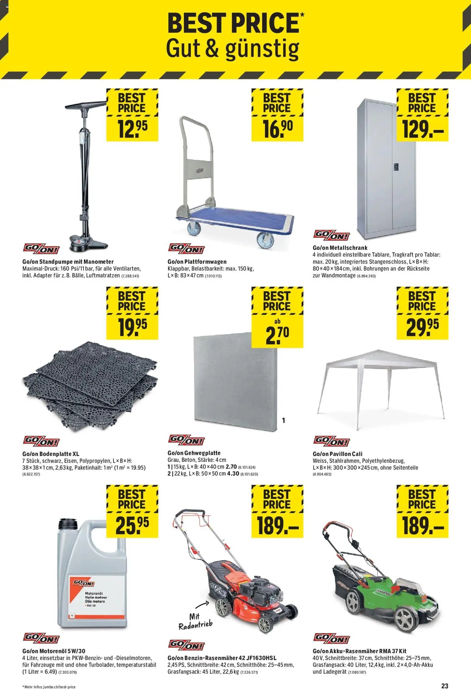 Jumbo aktionen