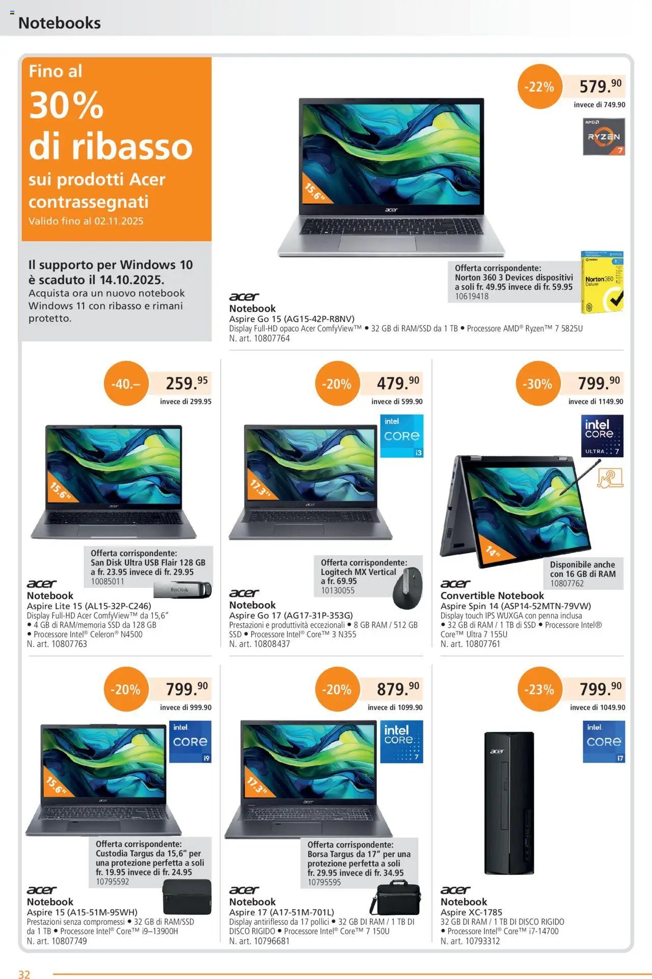 Fust Aktionen IT (2025-10-20 - 2025-11-23)
