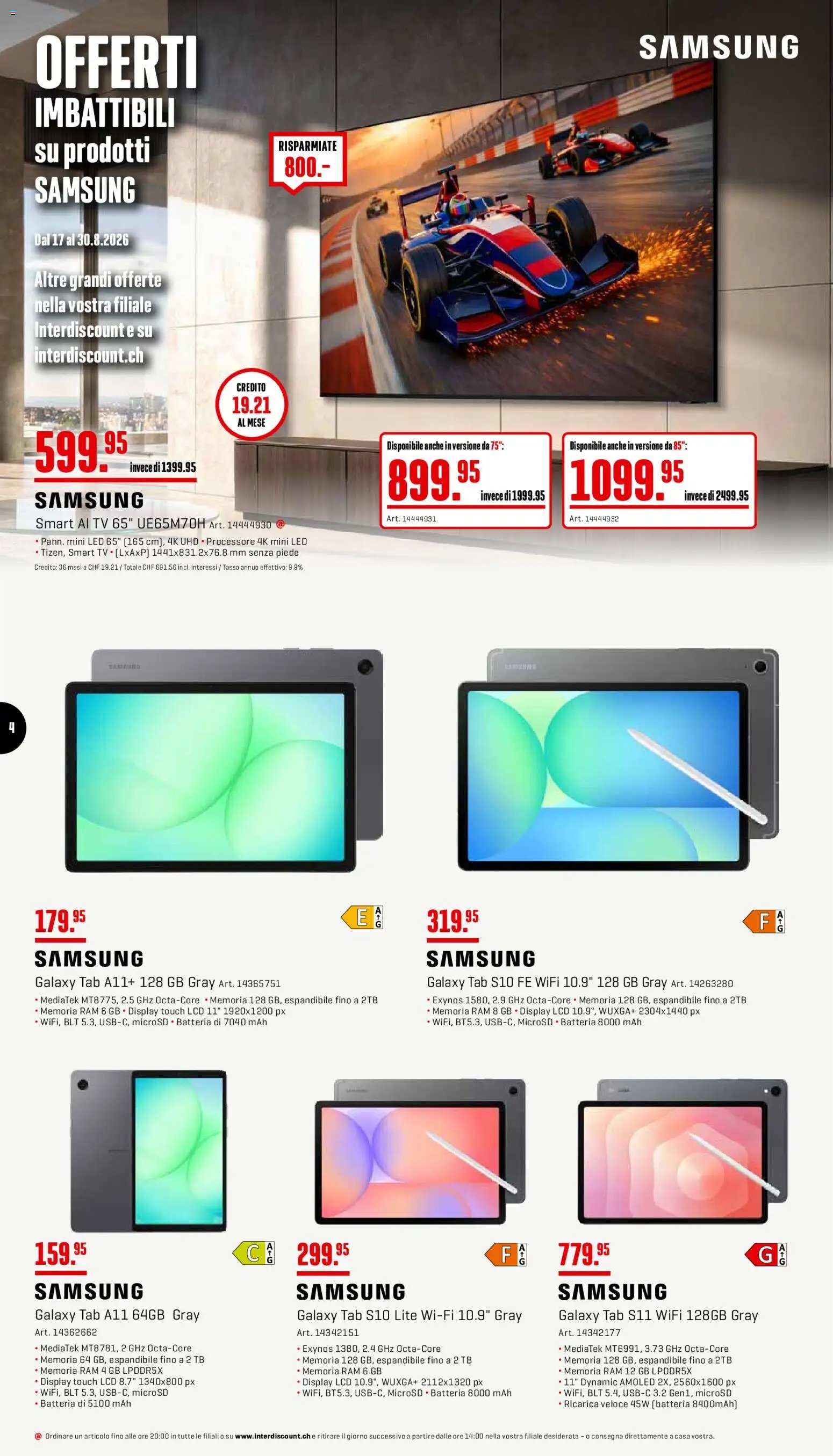 Interdiscount aktionen IT