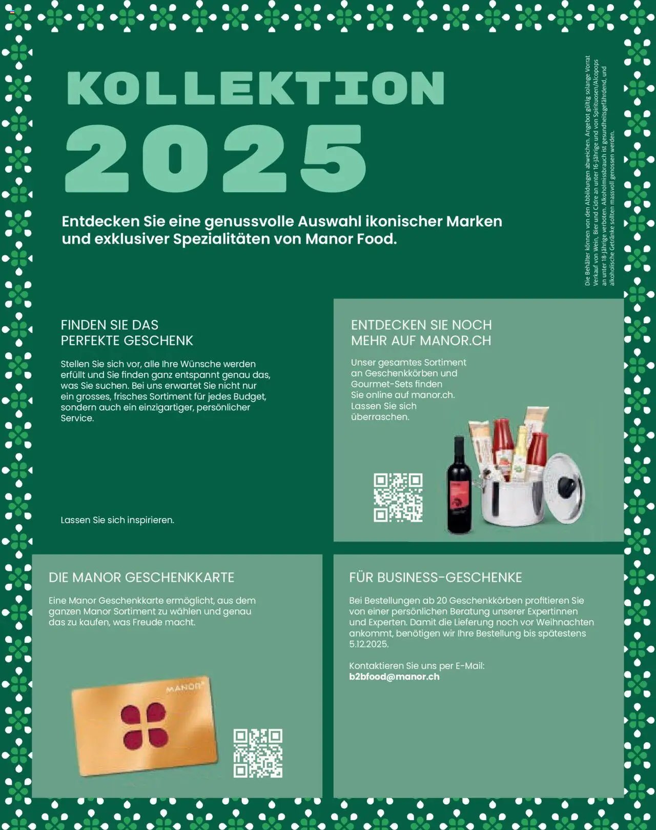 Manor Aktionen Extraklasse (2025-09-17 - 2025-12-31) | 2