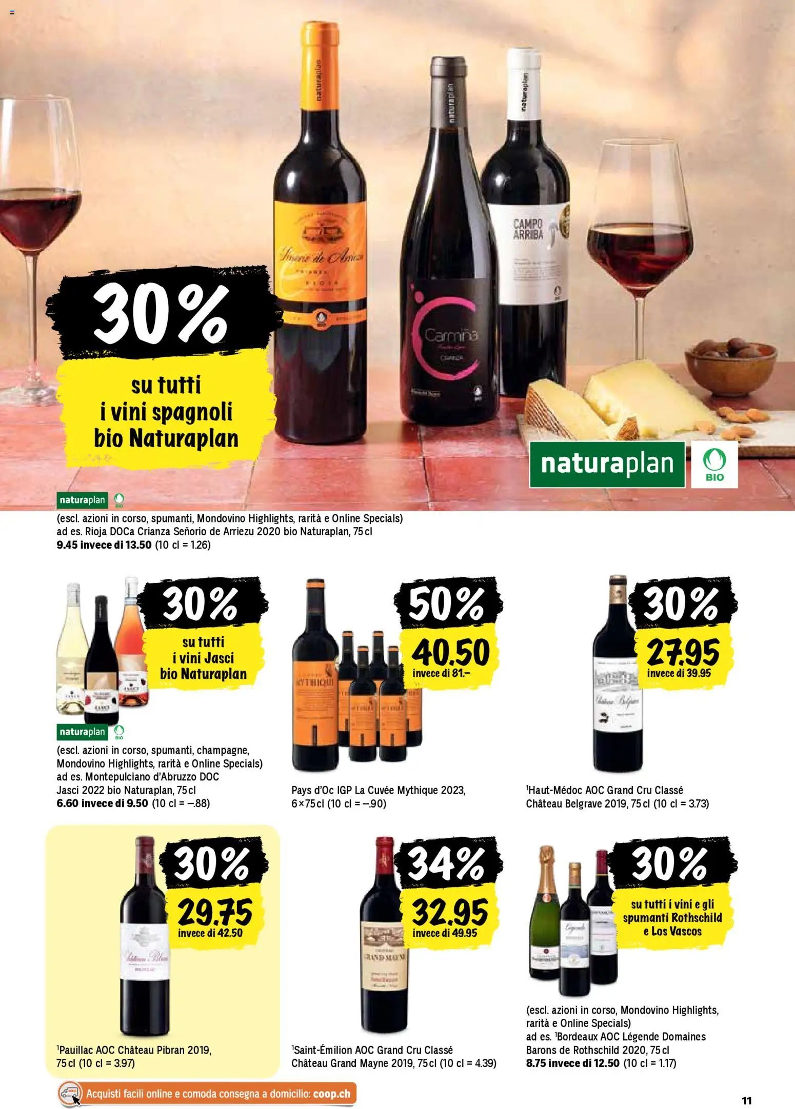 Coop - Una settimana di azioni (2025-11-06 - 2025-11-12)