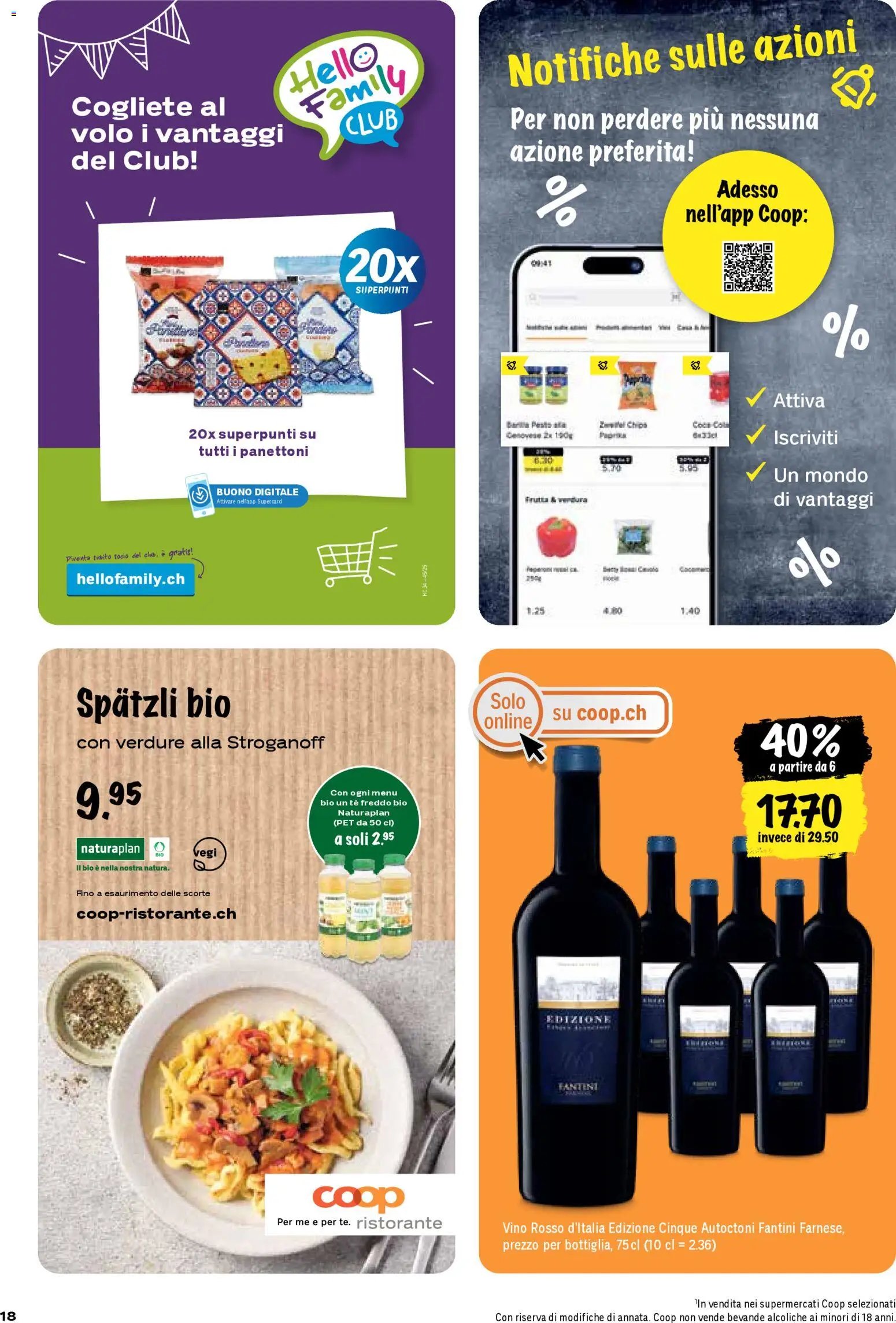 Coop - Una settimana di azioni (2025-11-06 - 2025-11-12)