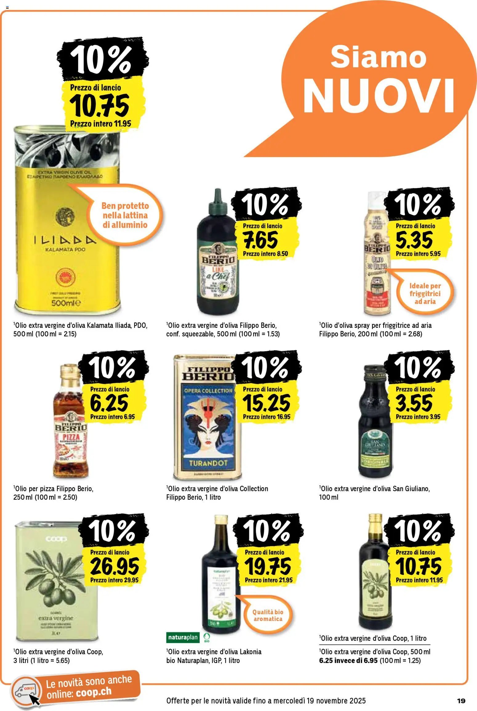 Coop - Una settimana di azioni (2025-11-06 - 2025-11-12)