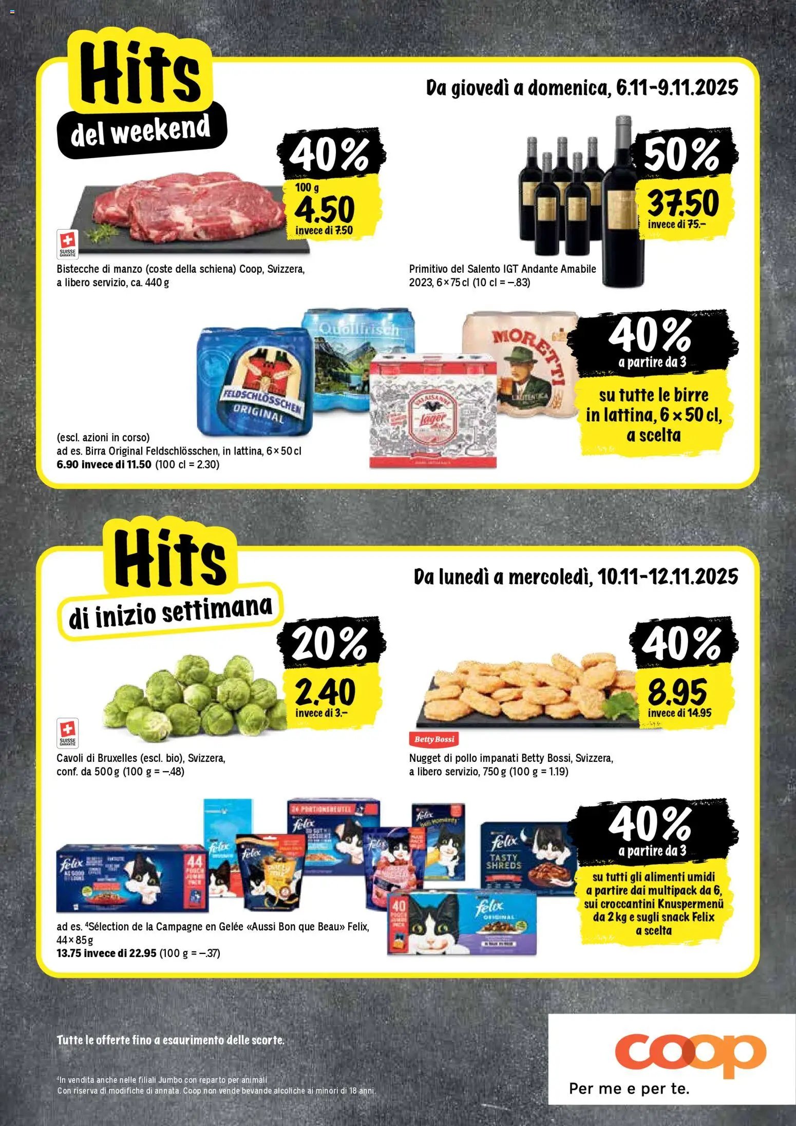 Coop - Una settimana di azioni (2025-11-06 - 2025-11-12)