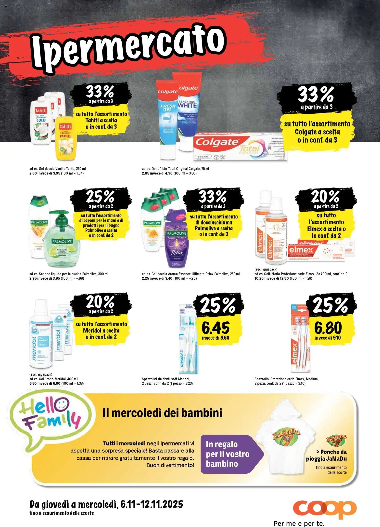 Coop - Una settimana di azioni (2025-11-06 - 2025-11-12)