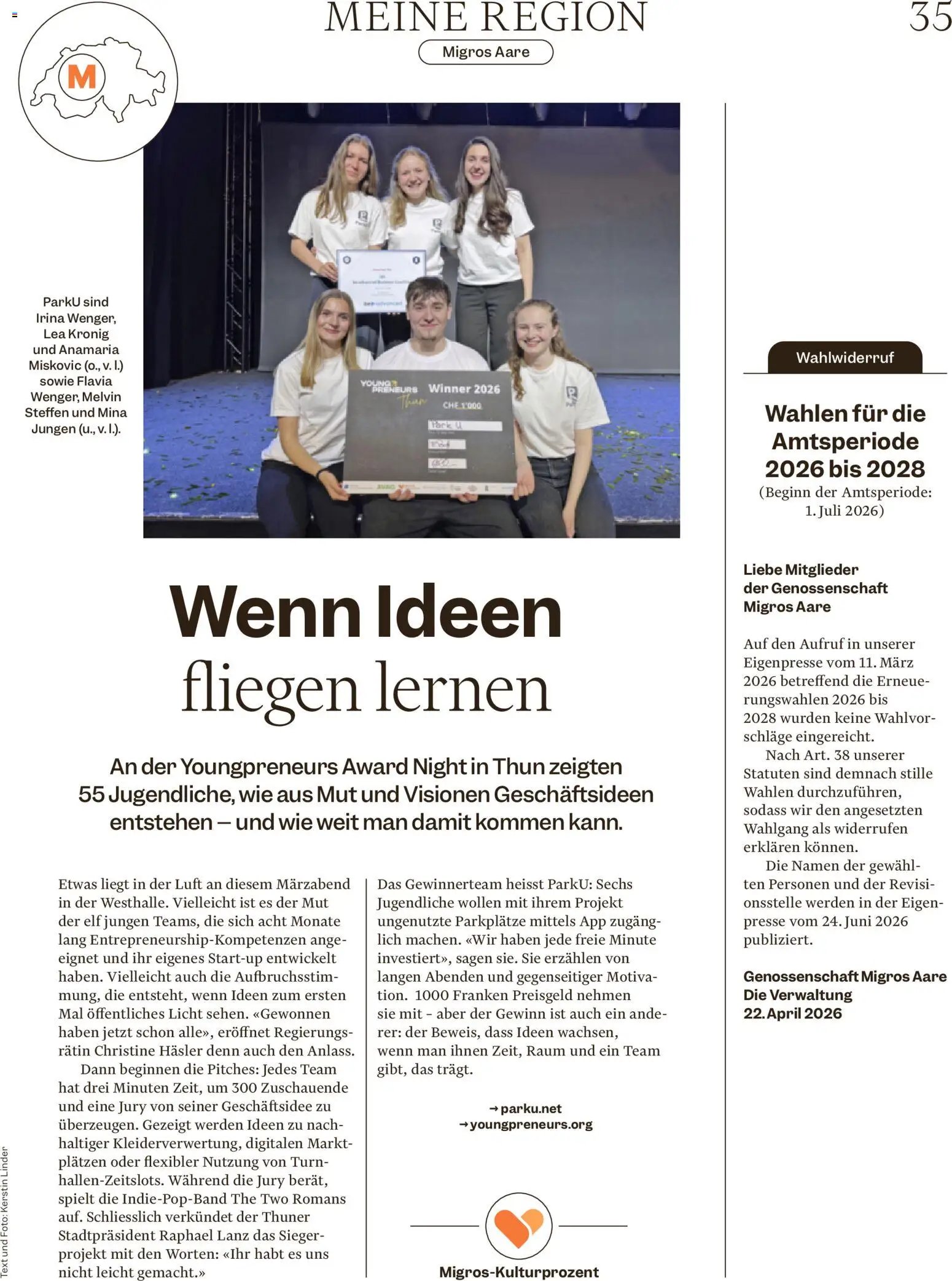 Migros aktionen (2026-04-22 - 2026-04-27)