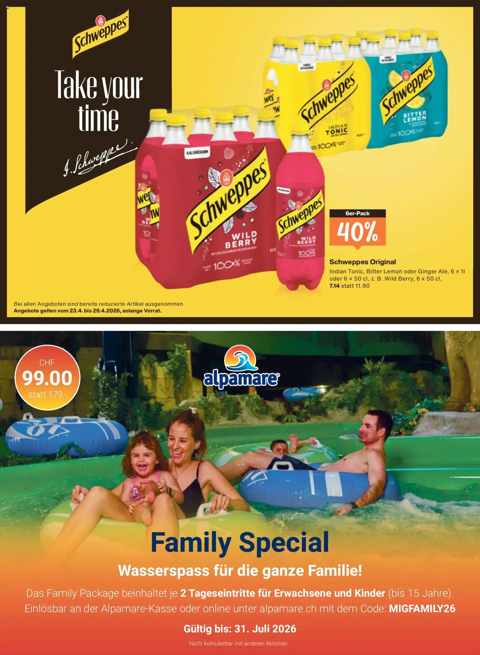Migros aktionen (2026-04-22 - 2026-04-27)