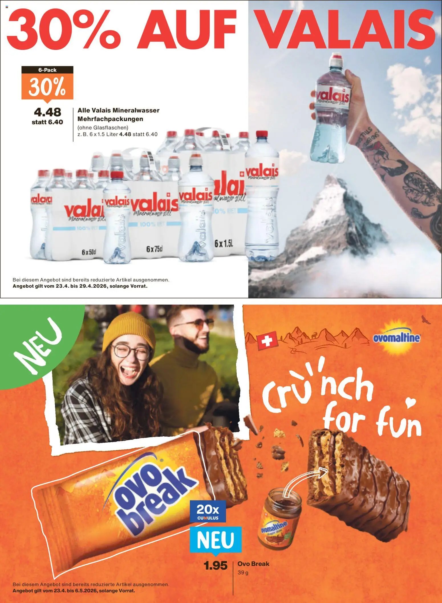 Migros aktionen (2026-04-22 - 2026-04-27)