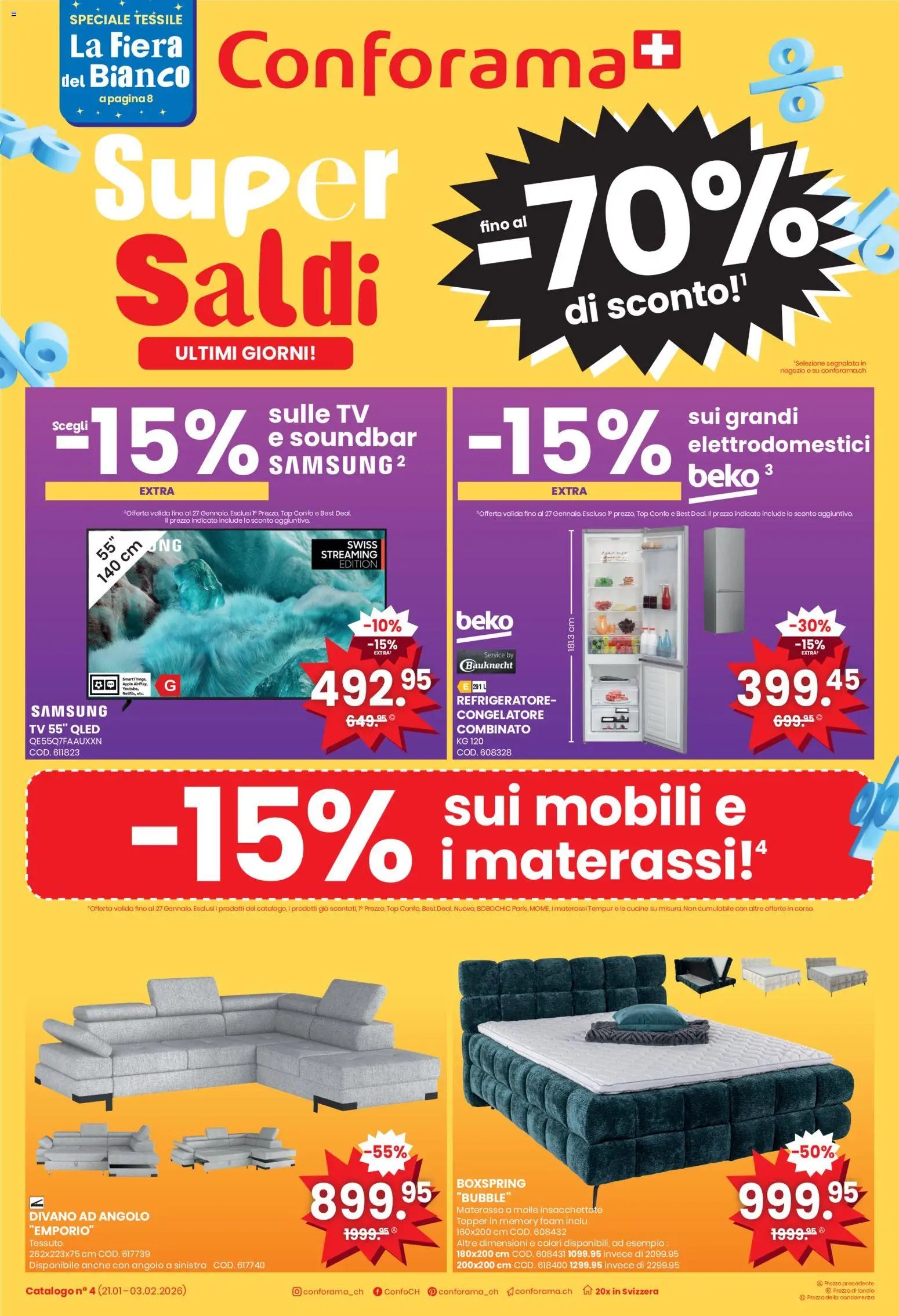 Conforama Aktionen IT (2026-01-21 - 2026-02-03) | 1