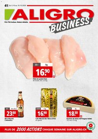 Aligro aktionen Business Chavannes, Matran, Genève, Sion