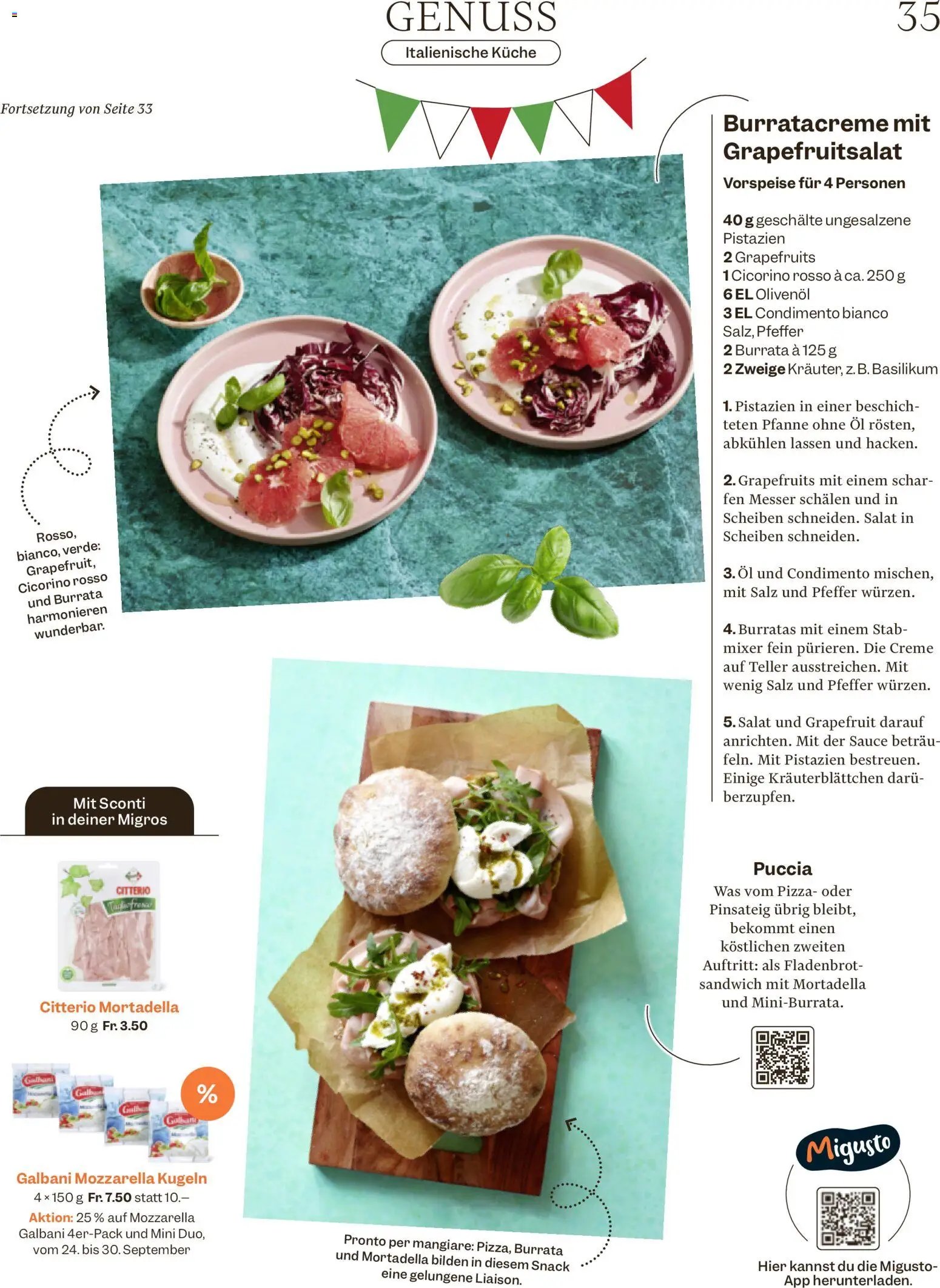 Migros aktionen Magazin