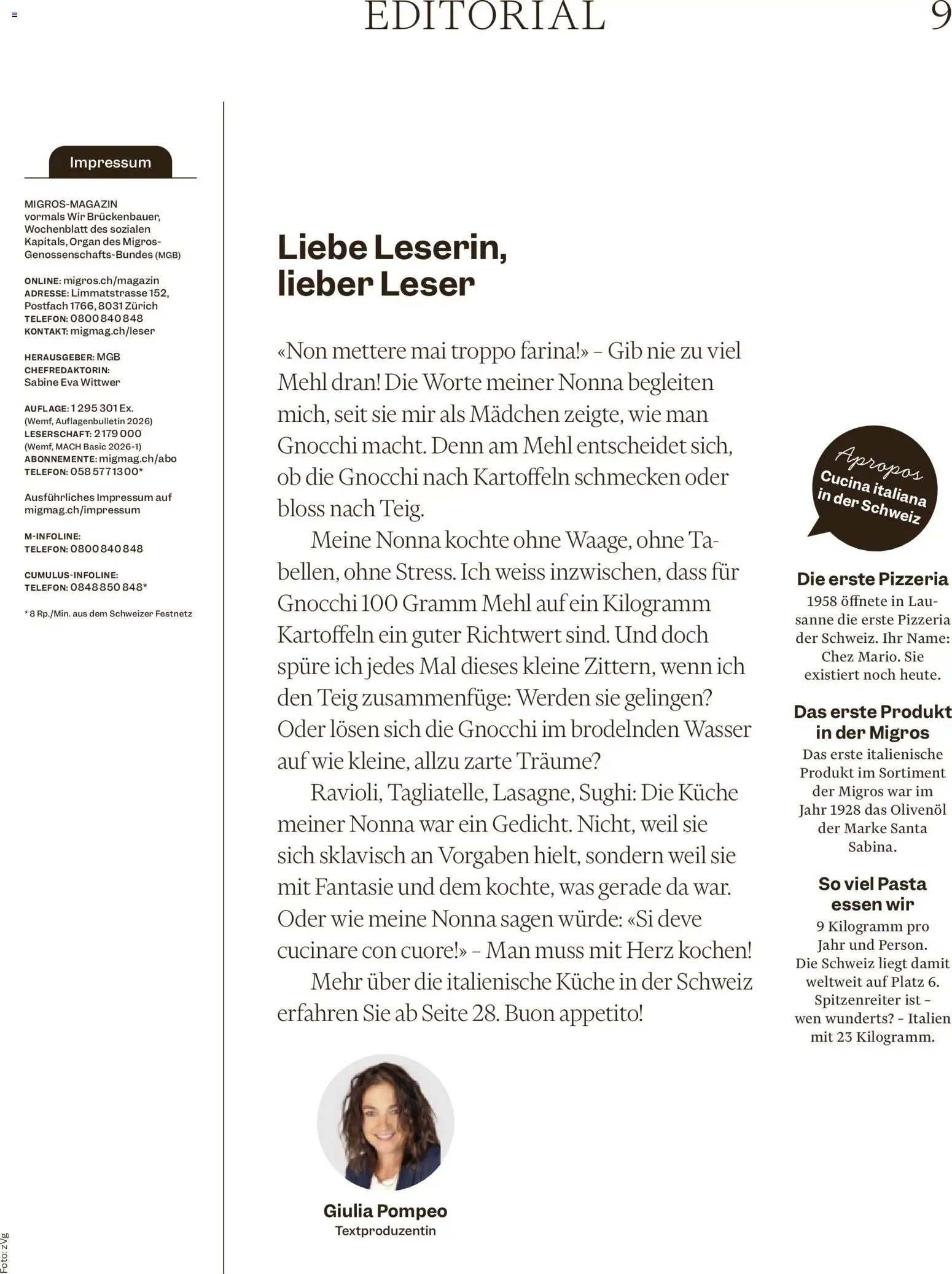 Migros aktionen Magazin
