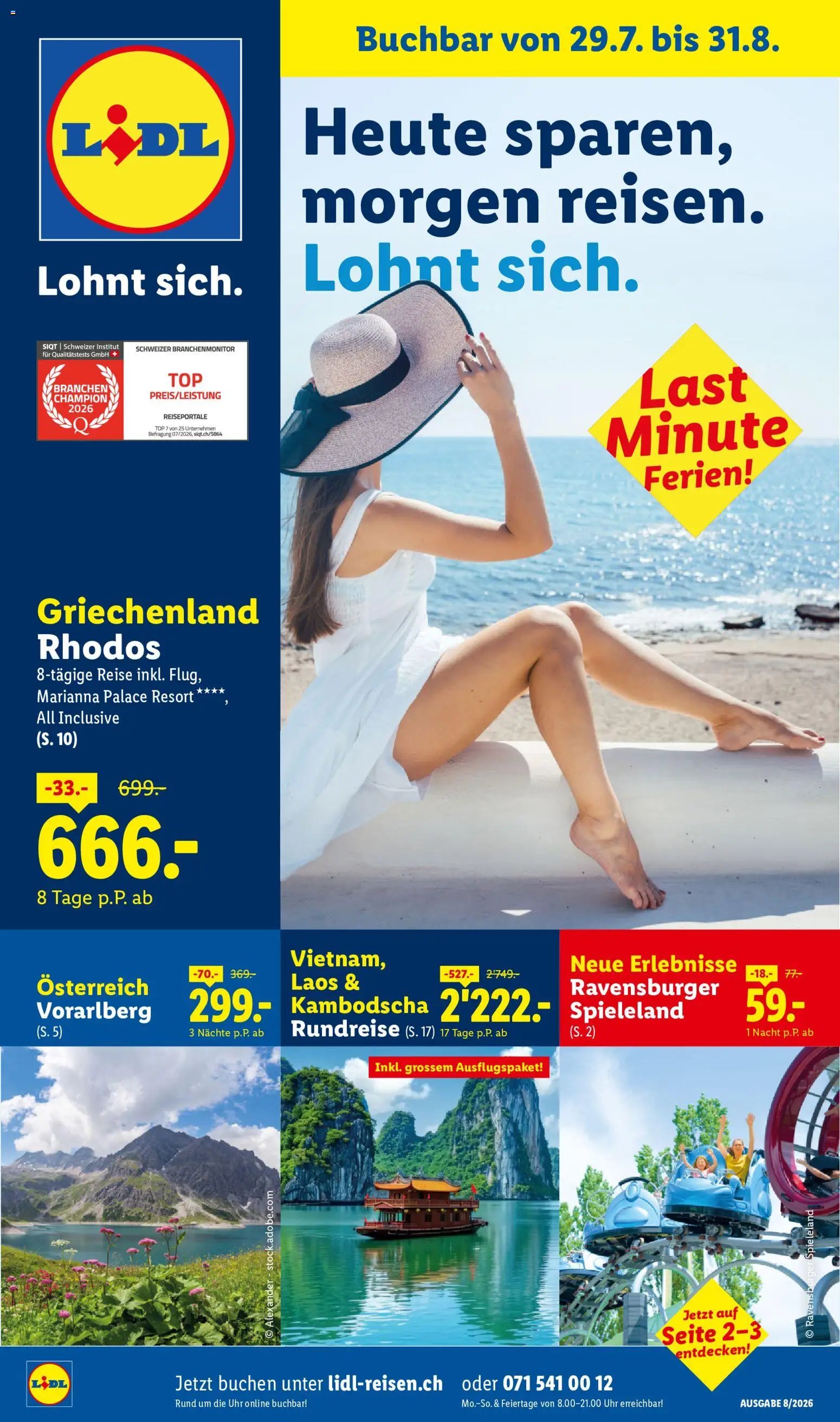 Lidl aktionen Reise-Highlights