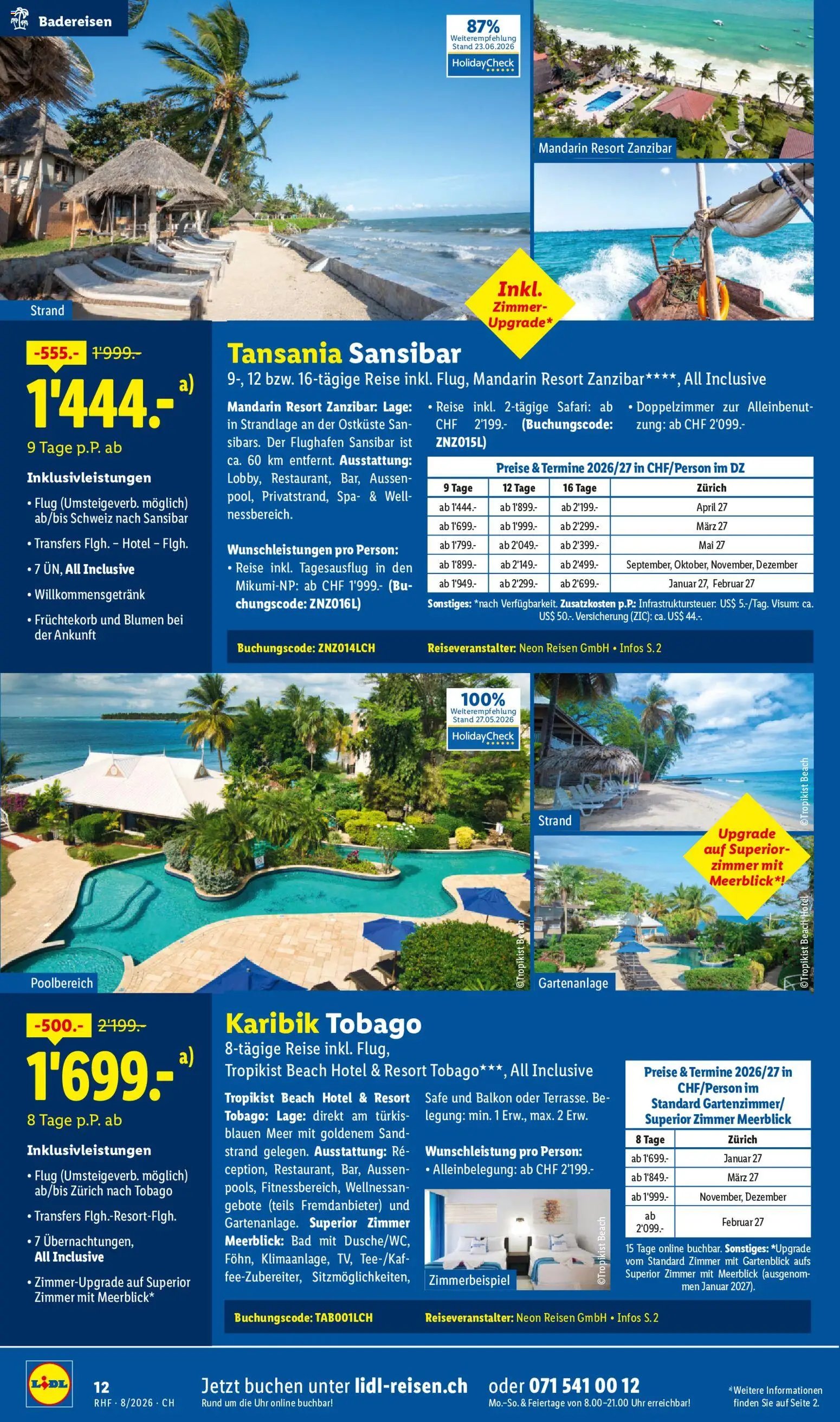 Lidl aktionen Reise-Highlights