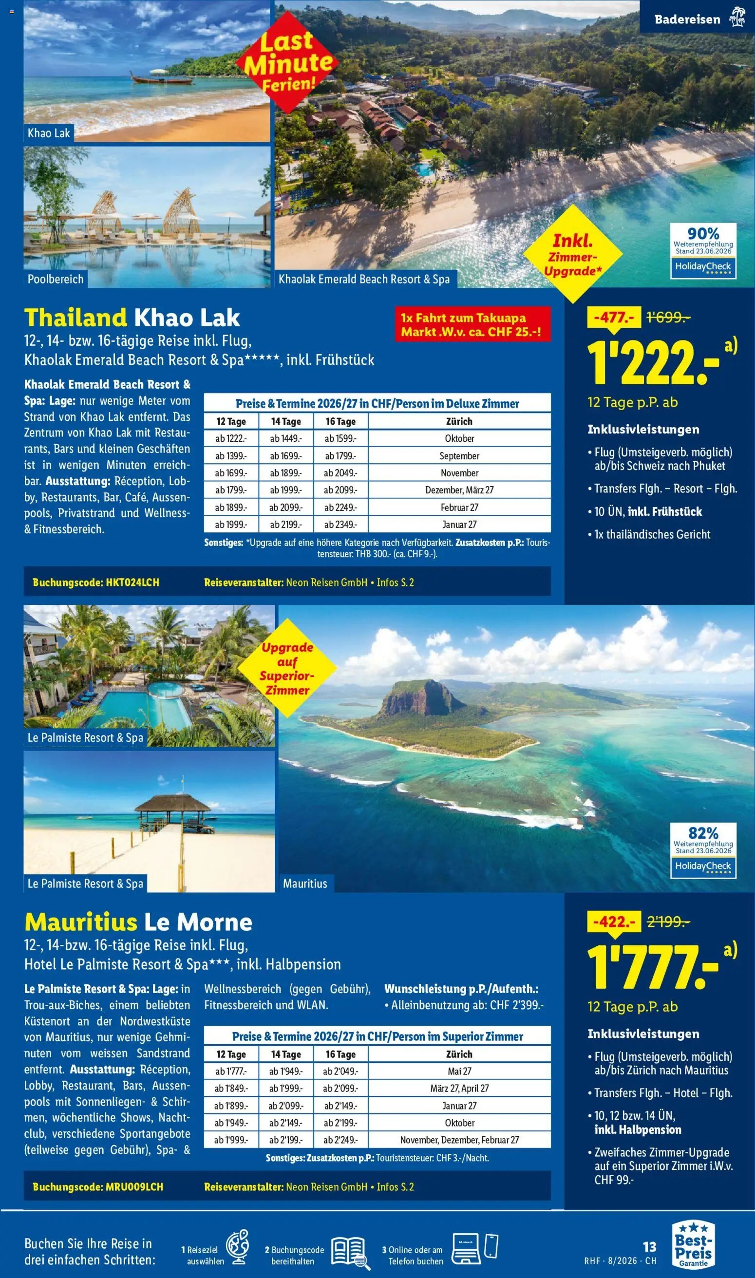 Lidl aktionen Reise-Highlights