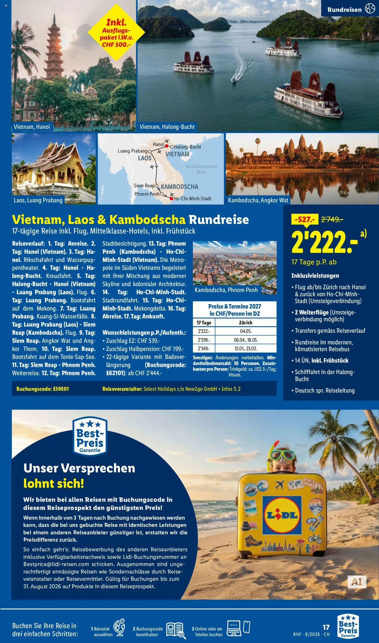 Lidl aktionen Reise-Highlights