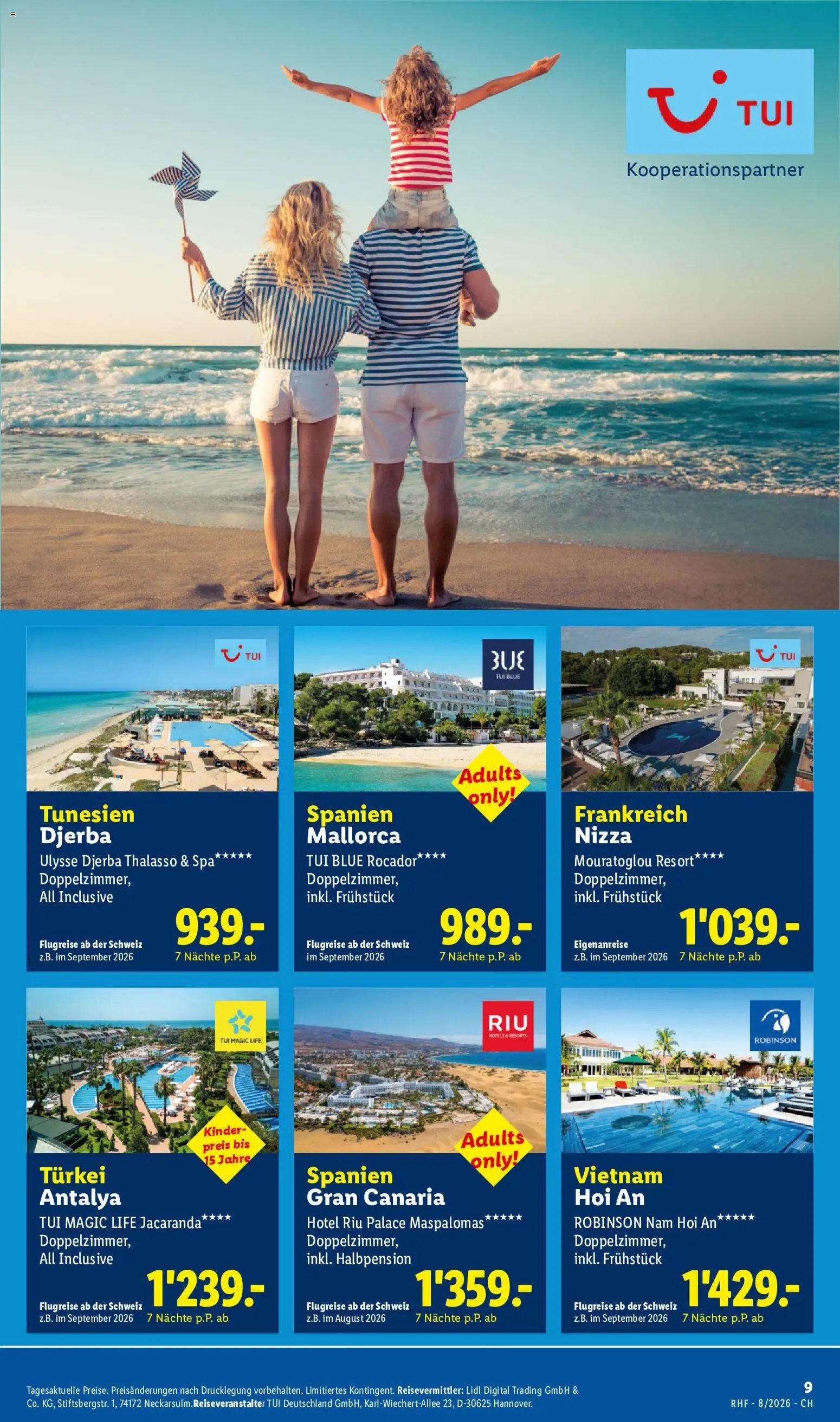 Lidl aktionen Reise-Highlights