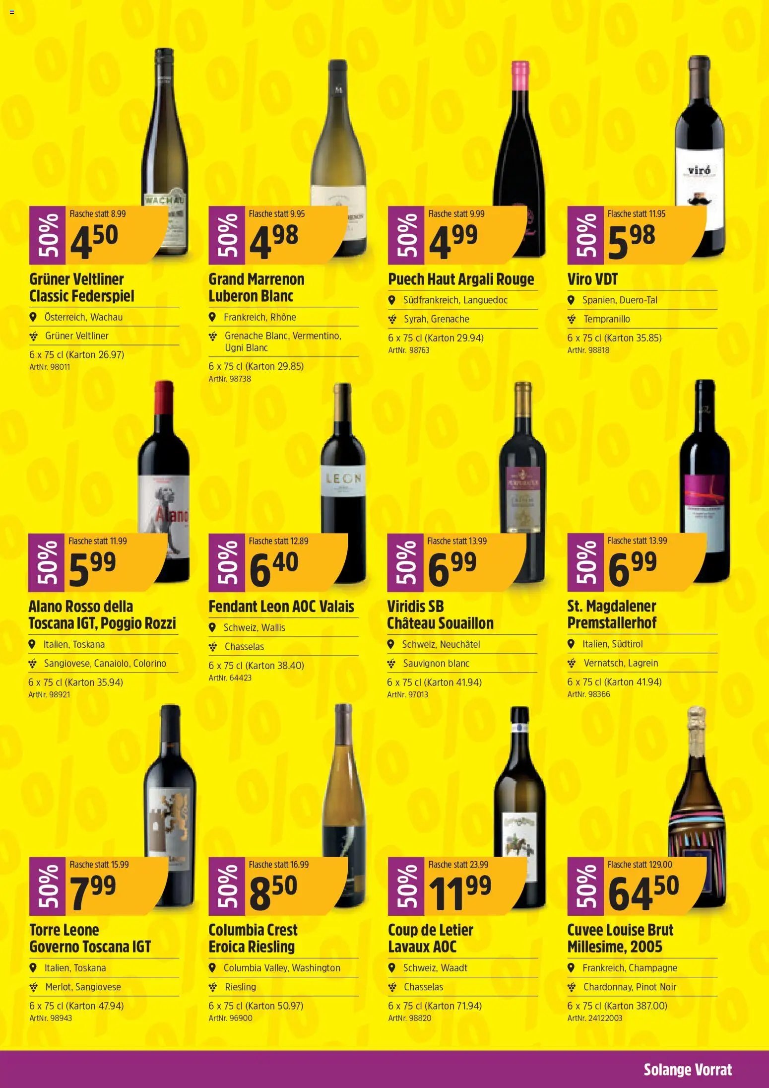 TopCC aktionen Weinlagerverkauf
