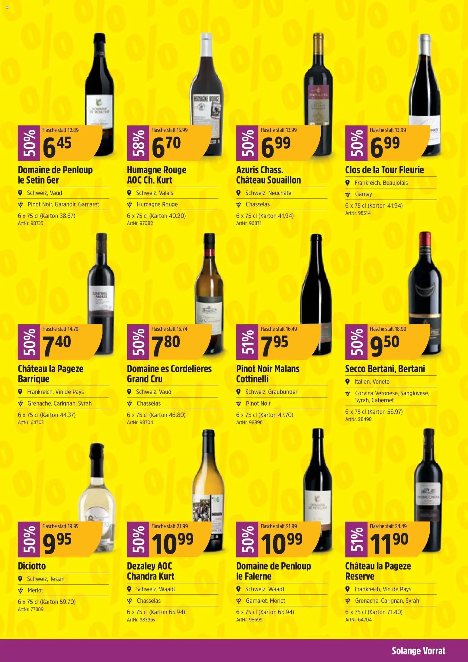 TopCC aktionen Weinlagerverkauf