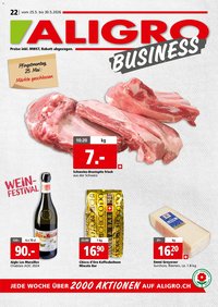 Aligro aktionen Business Schlieren, Gossau SG, Frauenfeld, Rapperswil-Jona, Sargans, Bern (2026-05-25 - 2026-05-30)