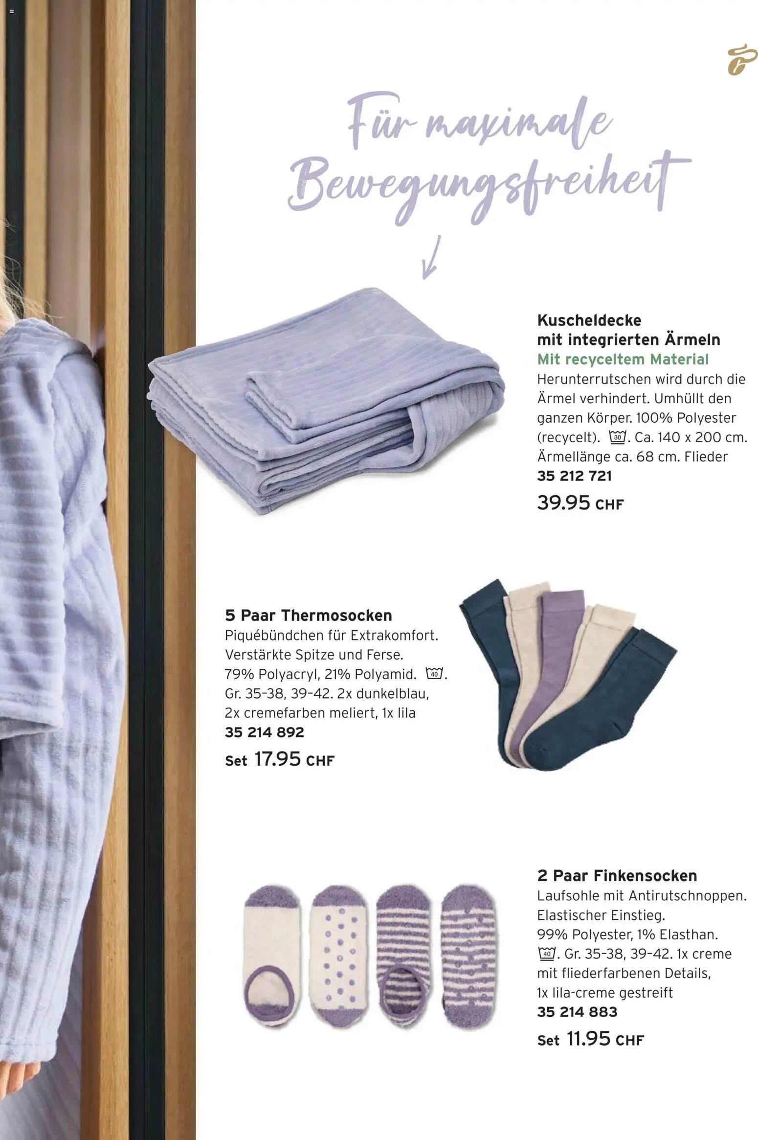 Tchibo Aktionen Die Freude am süssen Nichtstun (2025-12-09 - 2025-12-31) | 17