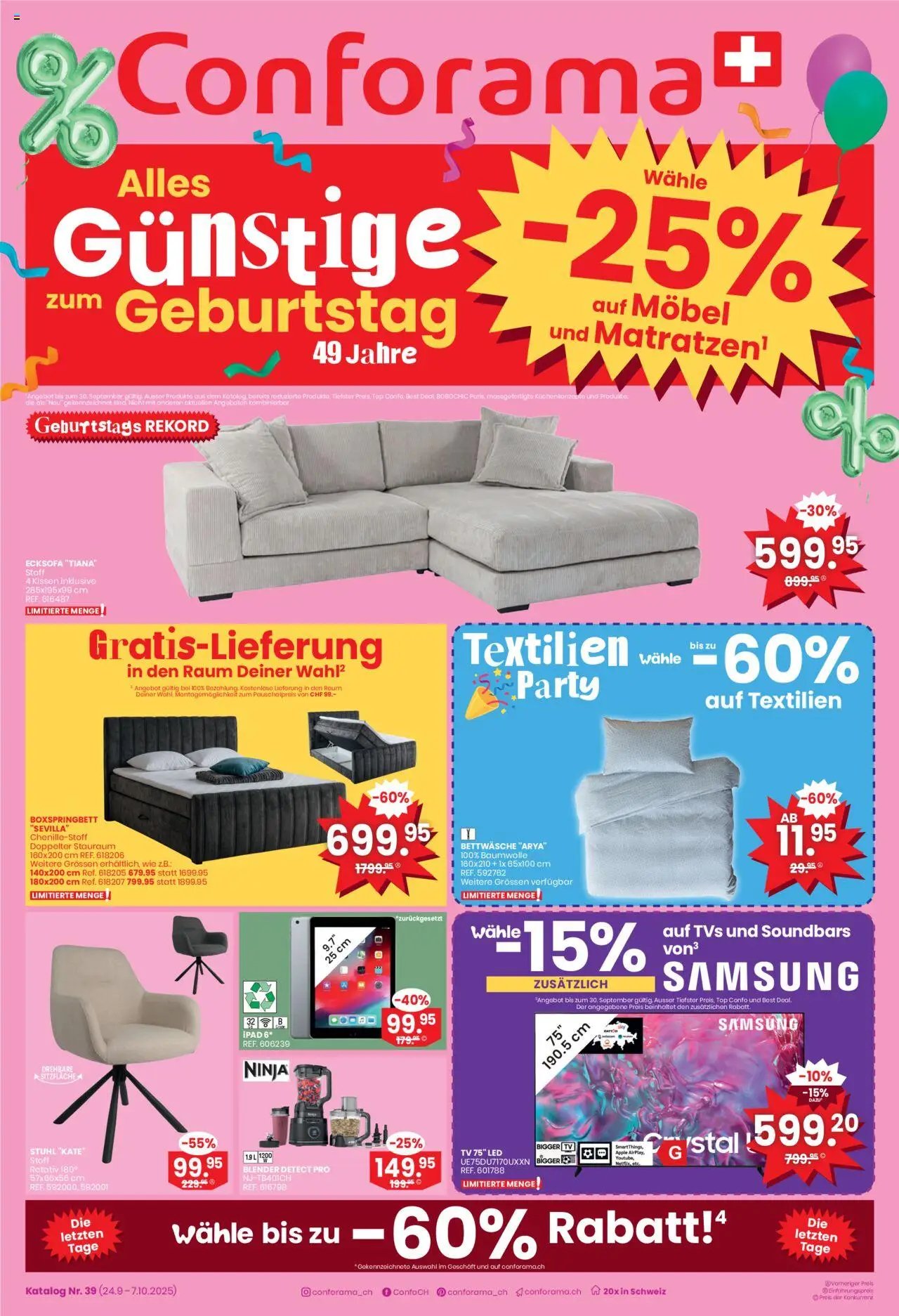 Conforama Aktionen (2025-09-24 - 2025-10-07) | 1