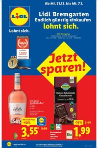 Lidl Aktionen Neueröffnung Bremgarten (2025-12-31 - 2026-01-07)