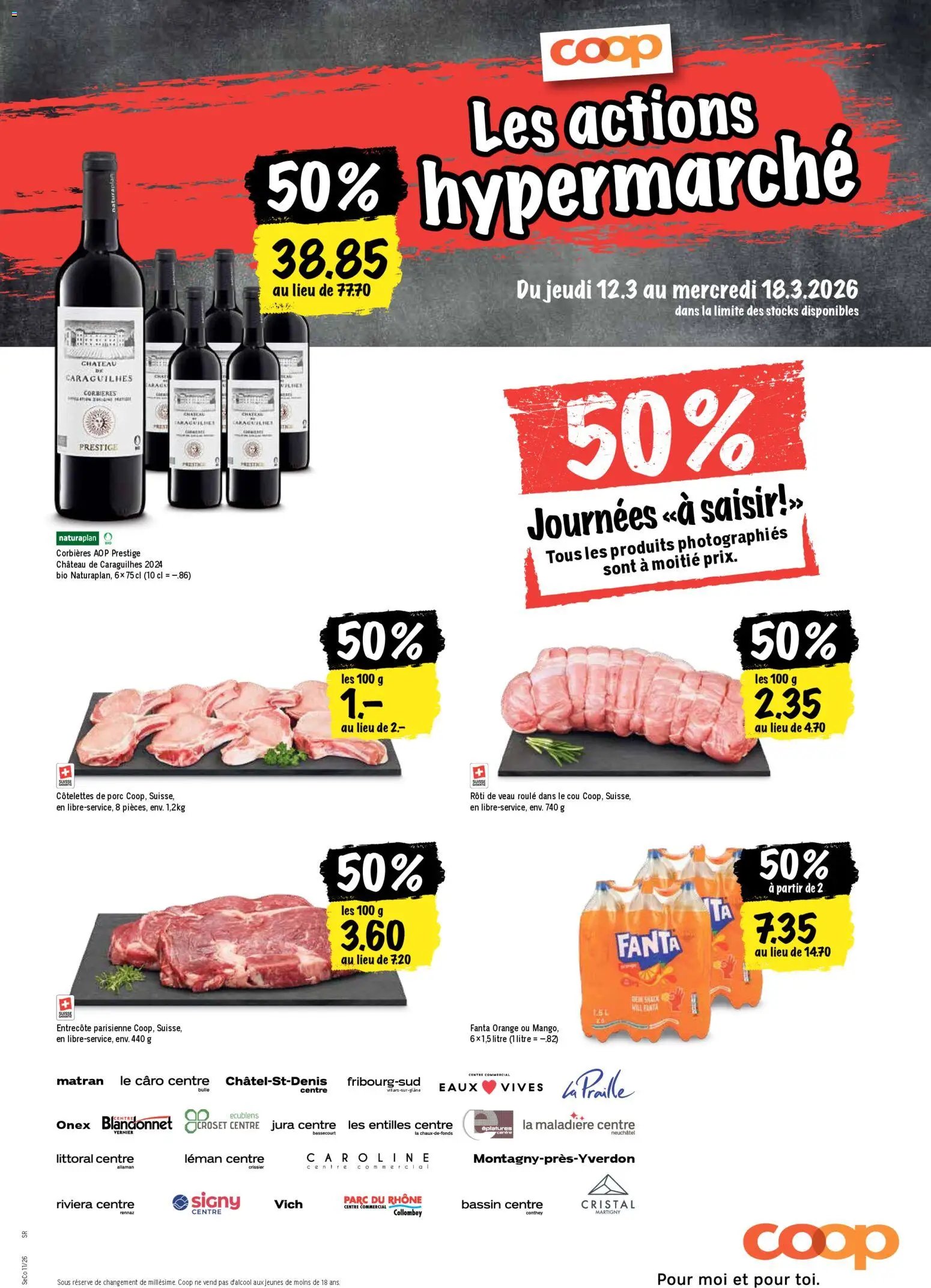 Coop aktionen FR (2026-03-12 - 2026-03-18)