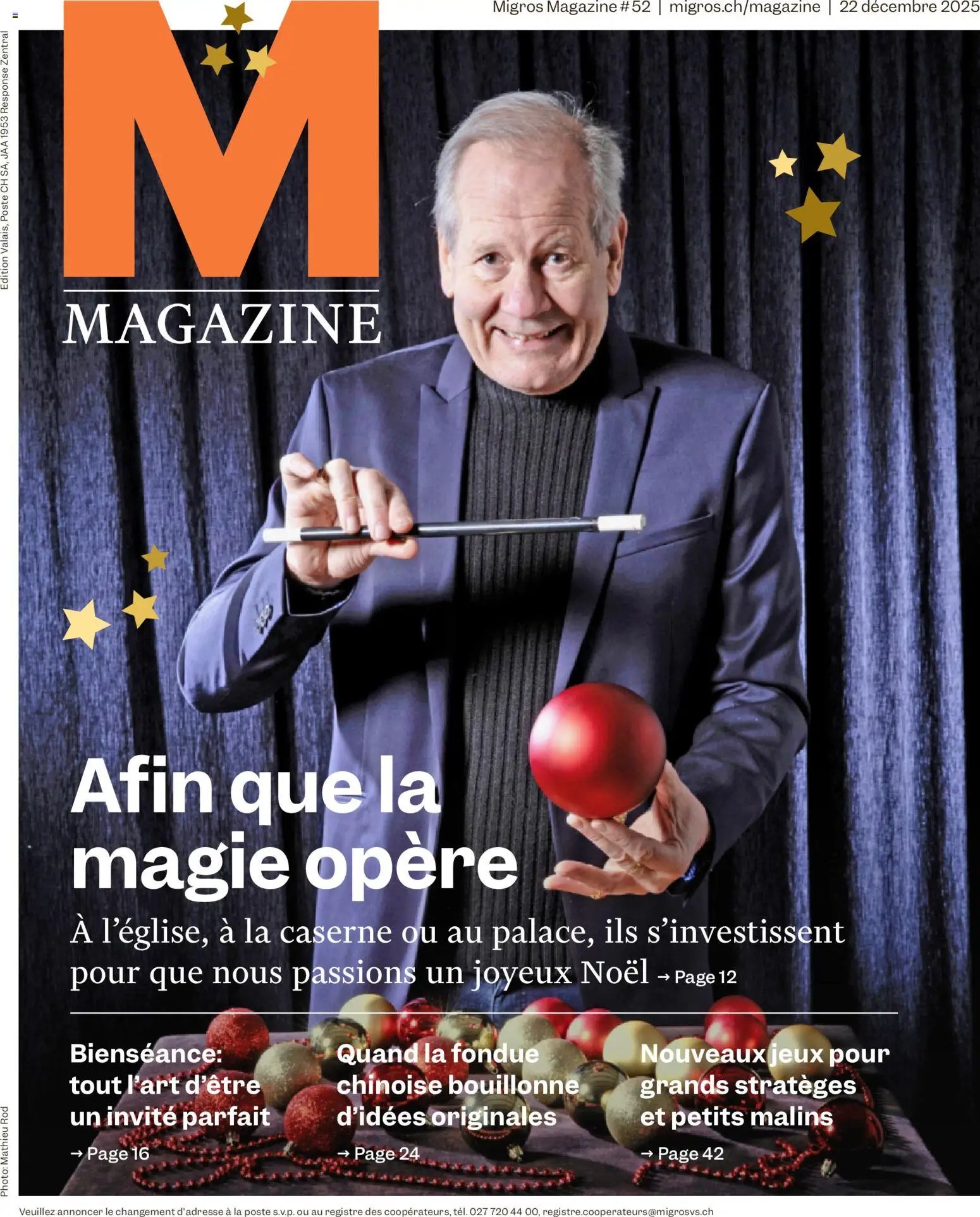 Migros Magazin FR (2025-12-22 - 2025-12-29) | 1