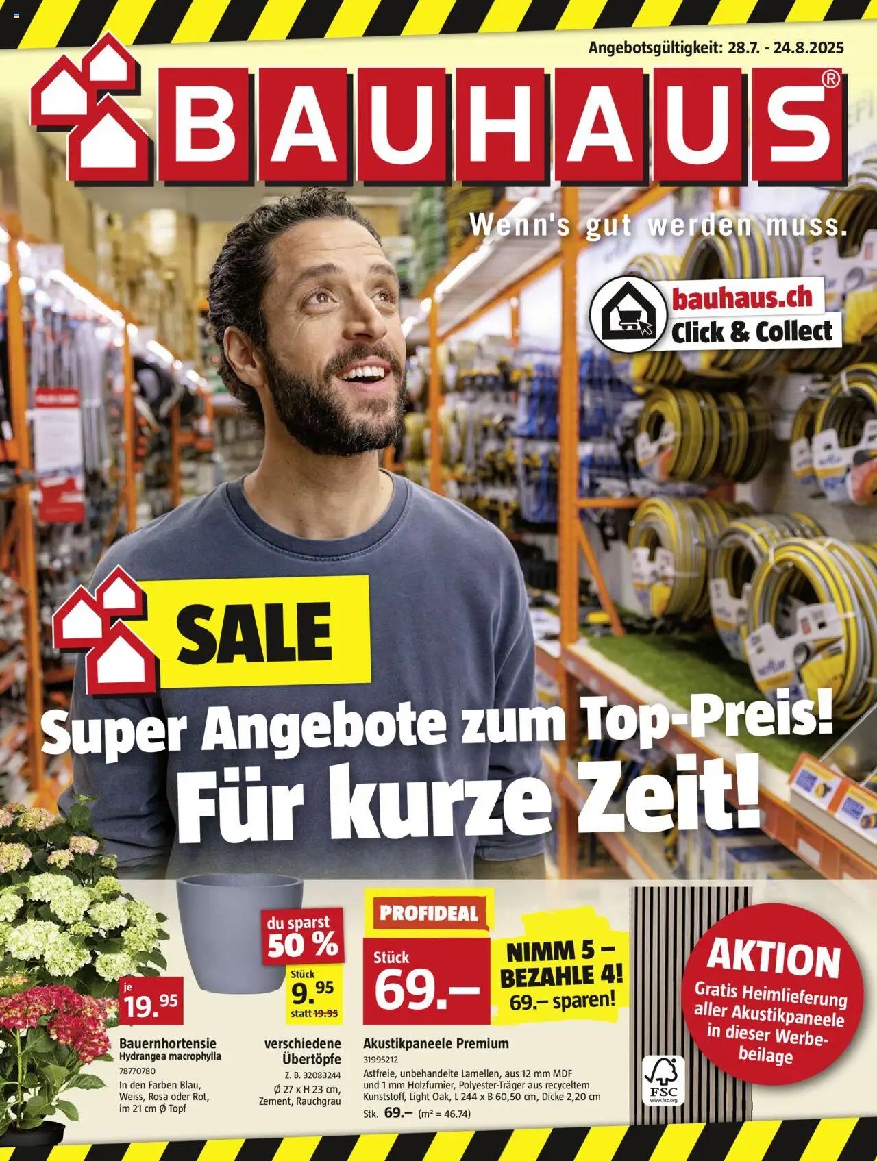 Bauhaus Aktionen (2025-07-28 - 2025-08-24)